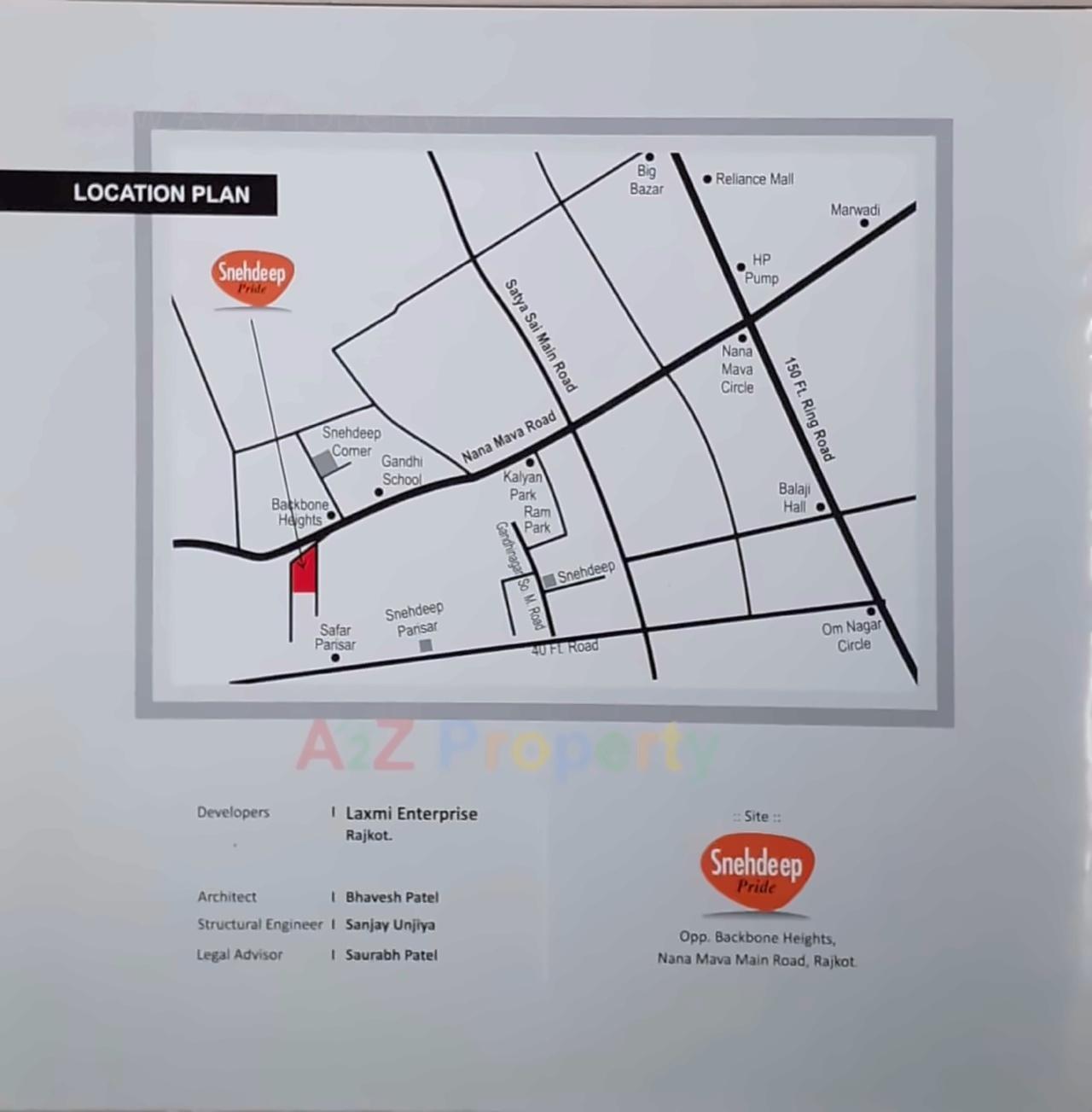  of real estate project Snehdeep Pride located at Nana-mava, Rajkot, Gujarat