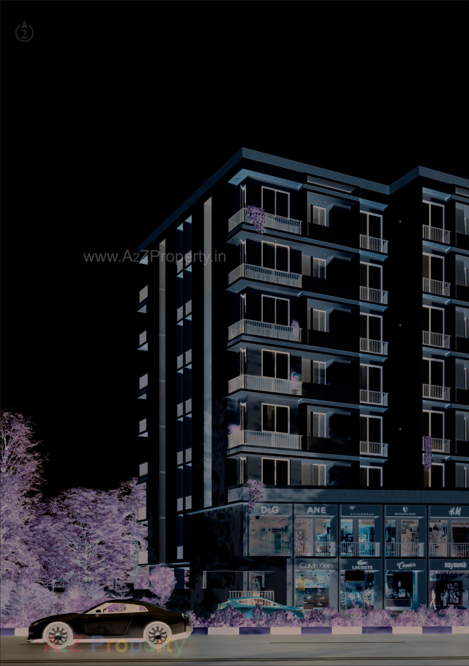 3D Elevation of real estate project Sonamahor Elevate located at Kothariya, Rajkot, Gujarat