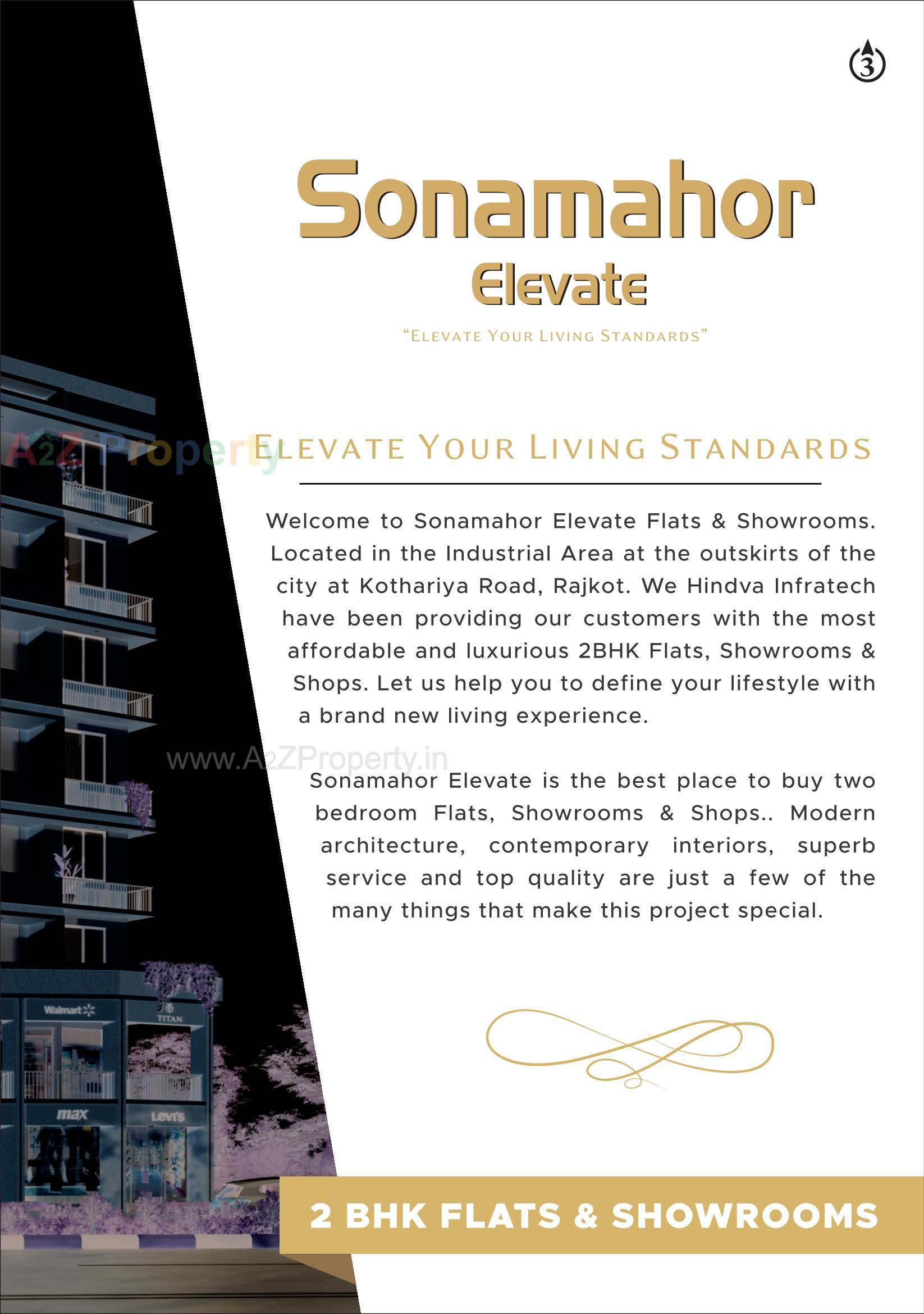  of real estate project Sonamahor Elevate located at Kothariya, Rajkot, Gujarat