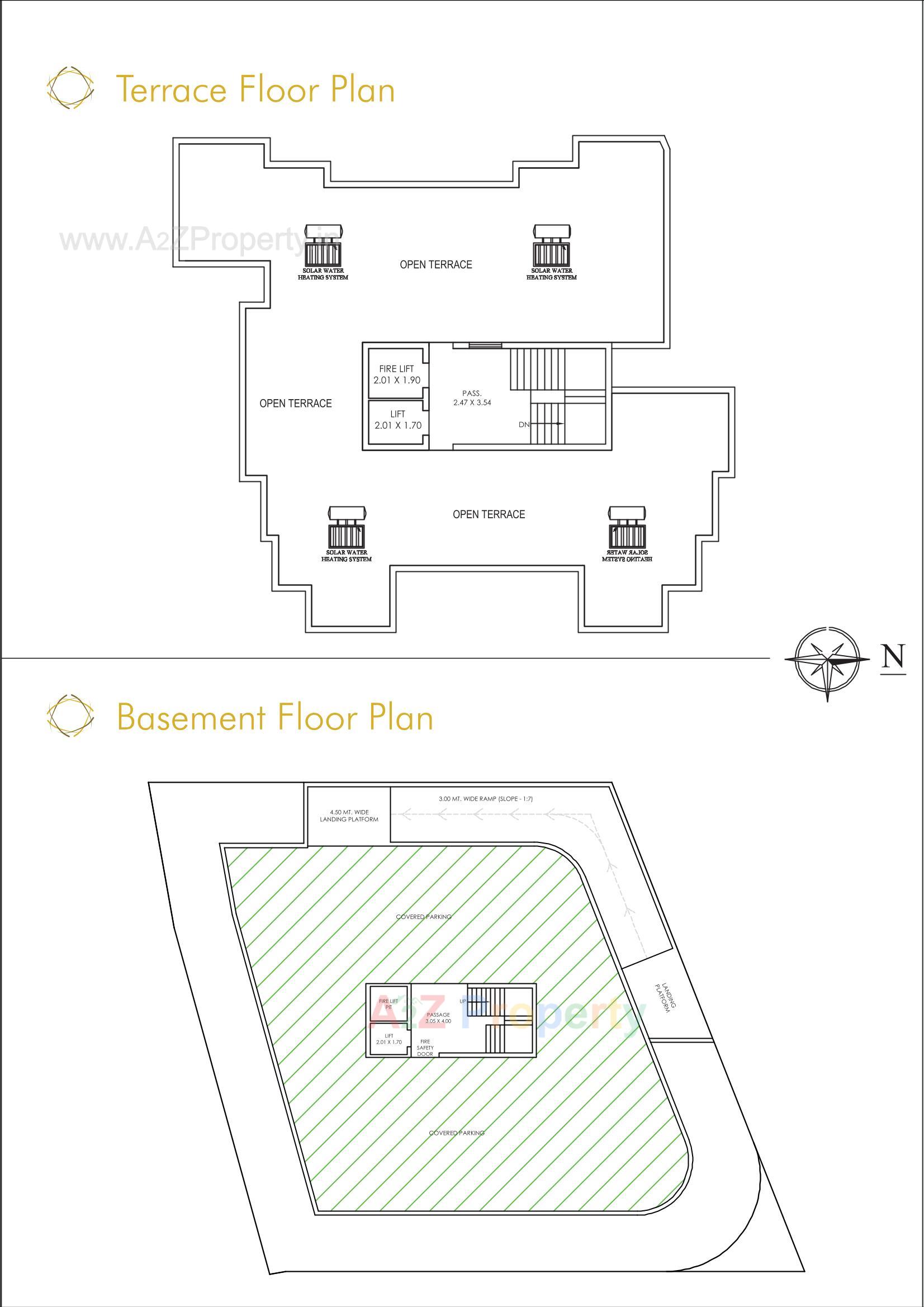 Layout of real estate project Sonamahor located at Mavdi, Rajkot, Gujarat