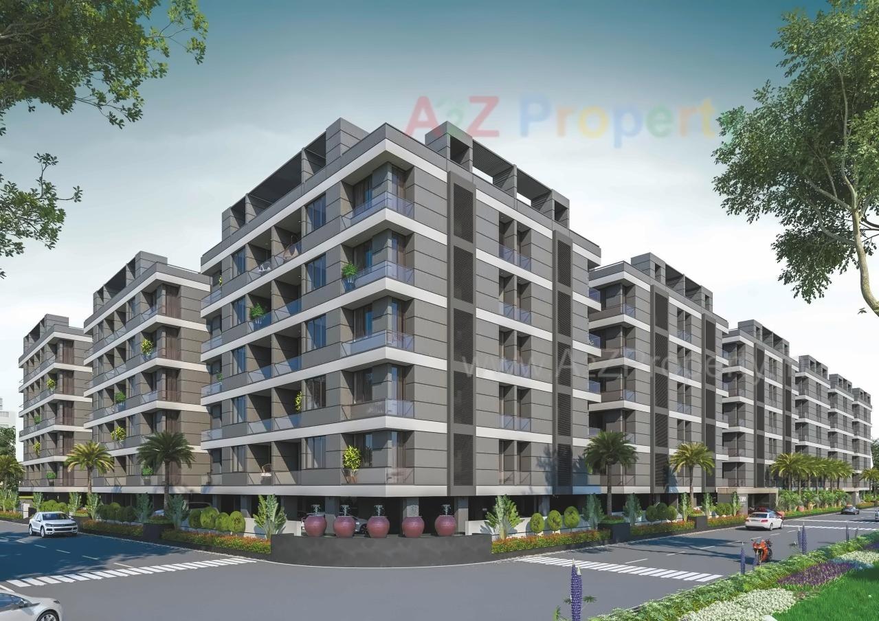 3D Elevation of real estate project Sopan Elegance located at Rajkot, Rajkot, Gujarat