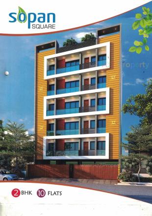 Elevation of real estate project Sopan Square located at Raiya, Rajkot, Gujarat