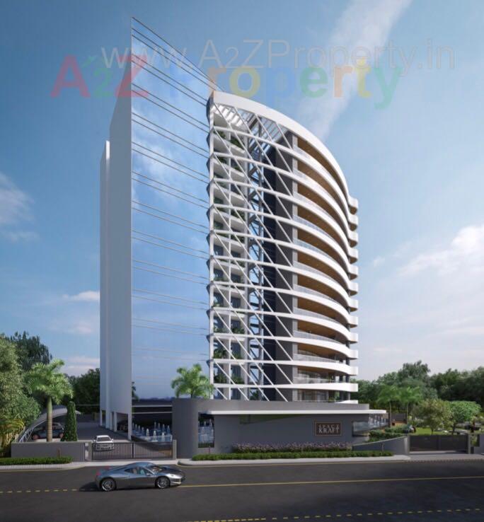 3D Elevation of real estate project Space Kraft located at Ghanteshwar, Rajkot, Gujarat