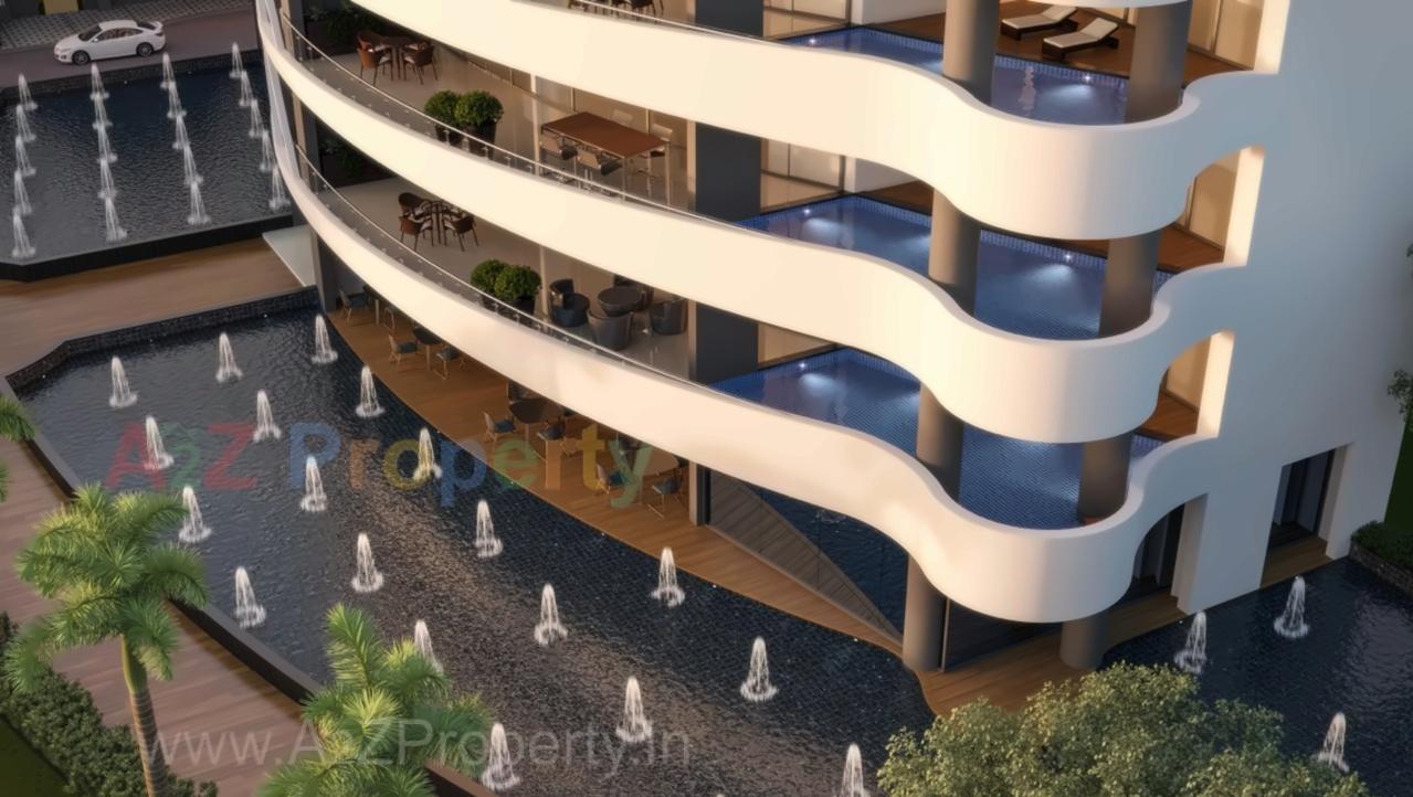 3D Elevation of real estate project Space Kraft located at Ghanteshwar, Rajkot, Gujarat