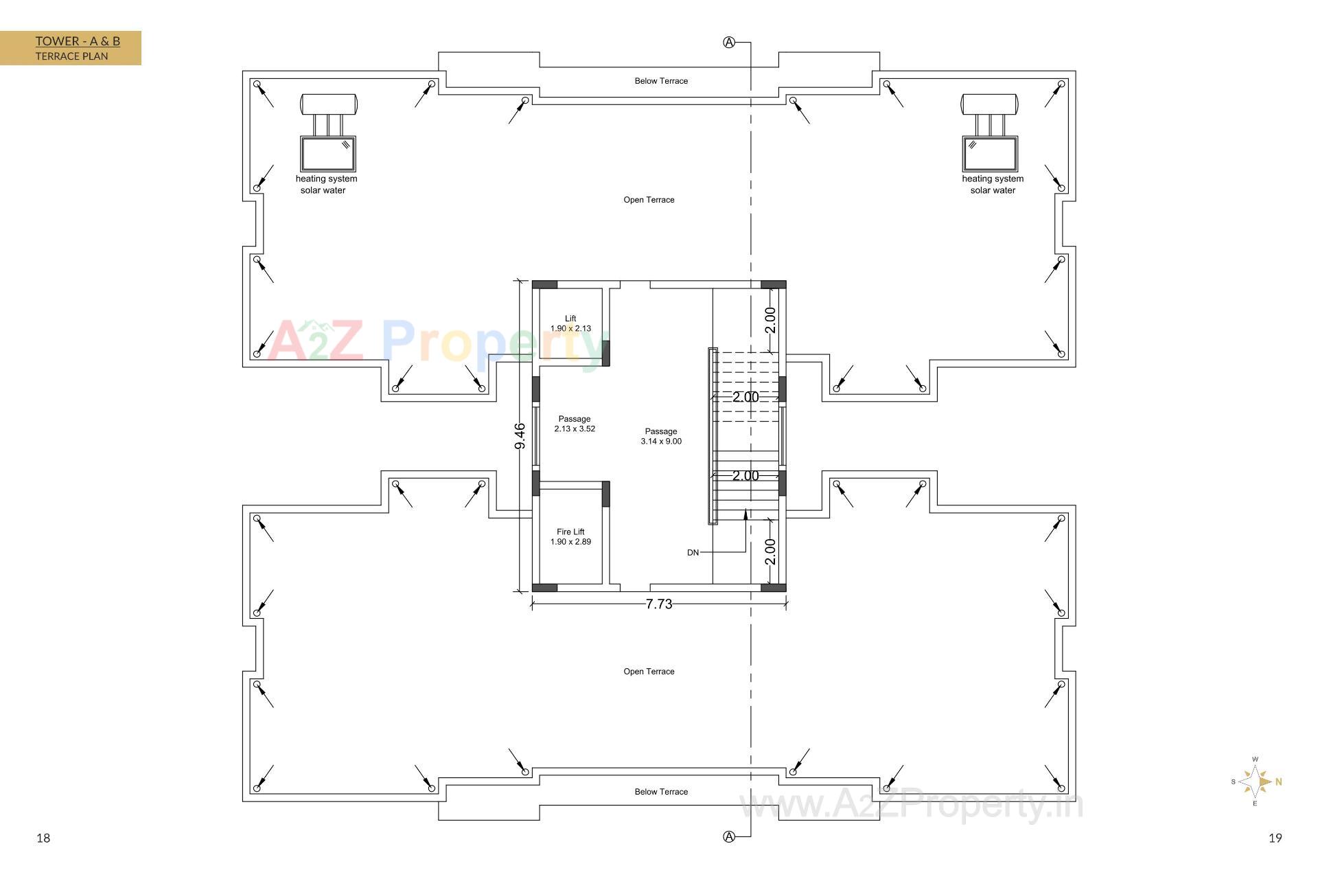 Layout of real estate project Speedwell Gold located at Mavdi, Rajkot, Gujarat