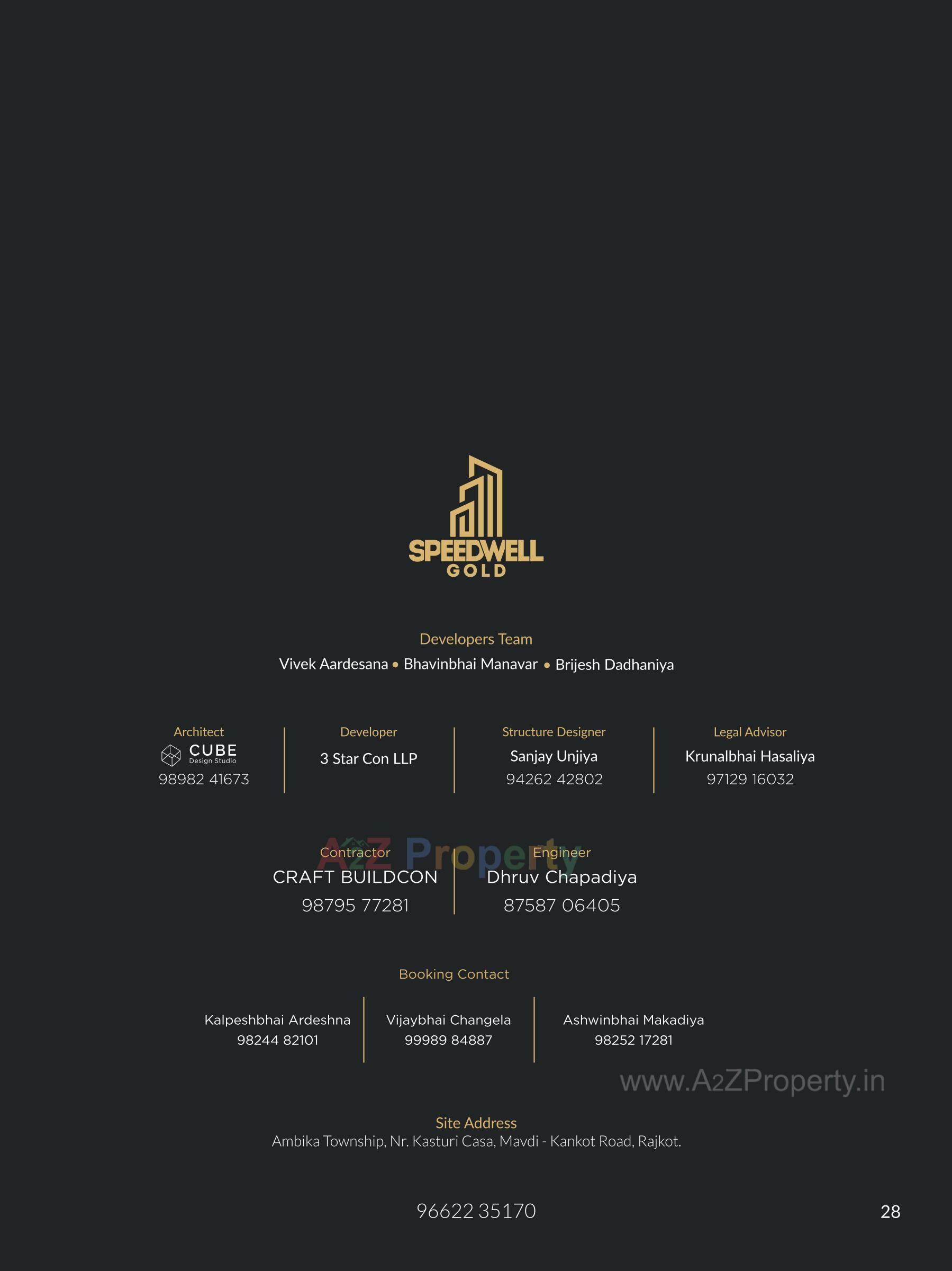  of real estate project Speedwell Gold located at Mavdi, Rajkot, Gujarat