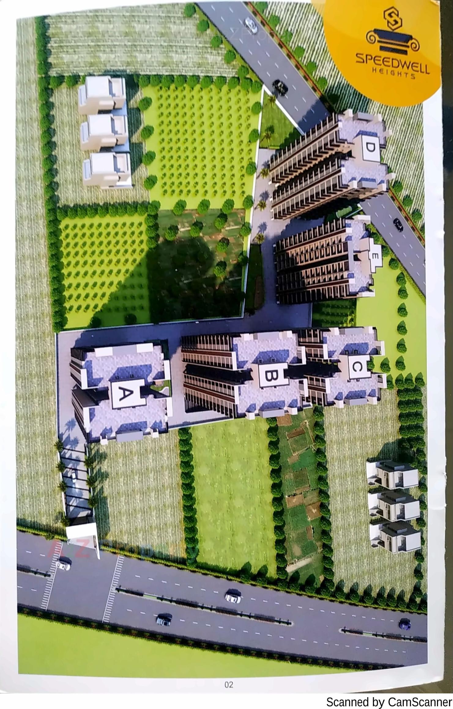 3D Elevation of real estate project Speedwell Heights located at Rajkot, Rajkot, Gujarat