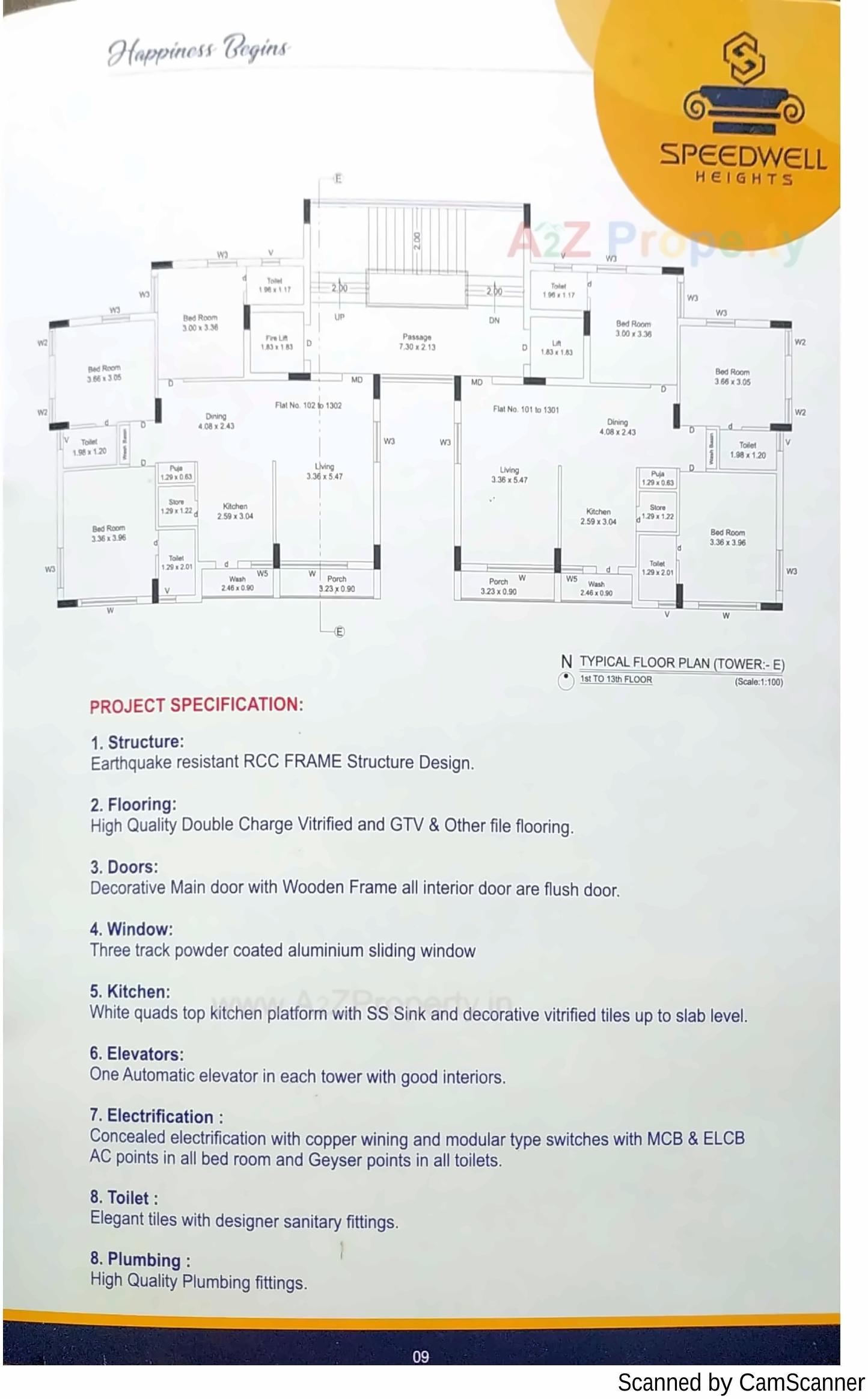  of real estate project Speedwell Heights located at Rajkot, Rajkot, Gujarat