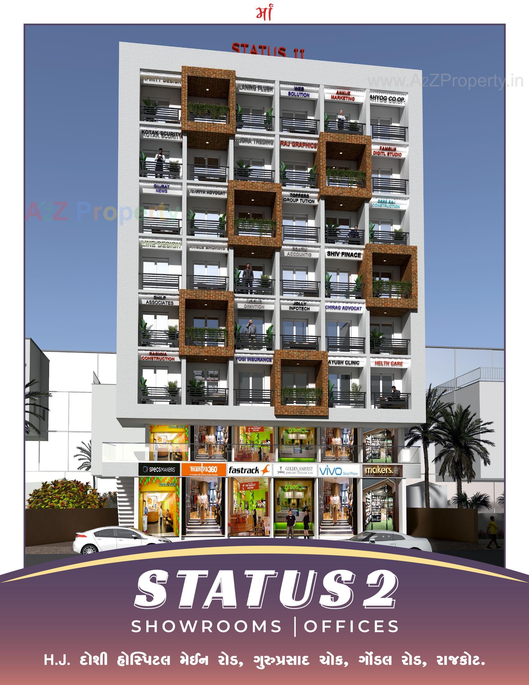 Layout of real estate project Status located at Rajkot, Rajkot, Gujarat