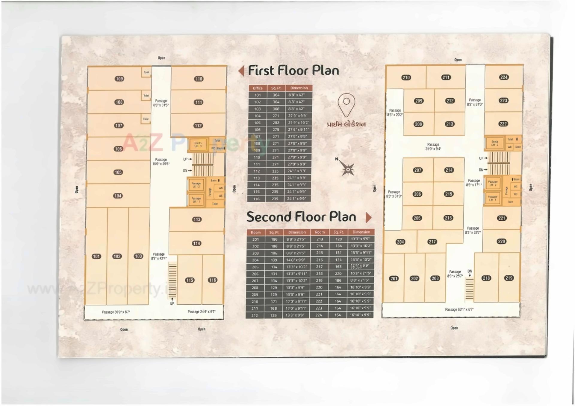 Layout of real estate project Sukh Sagar Avenue located at Rajkot, Rajkot, Gujarat