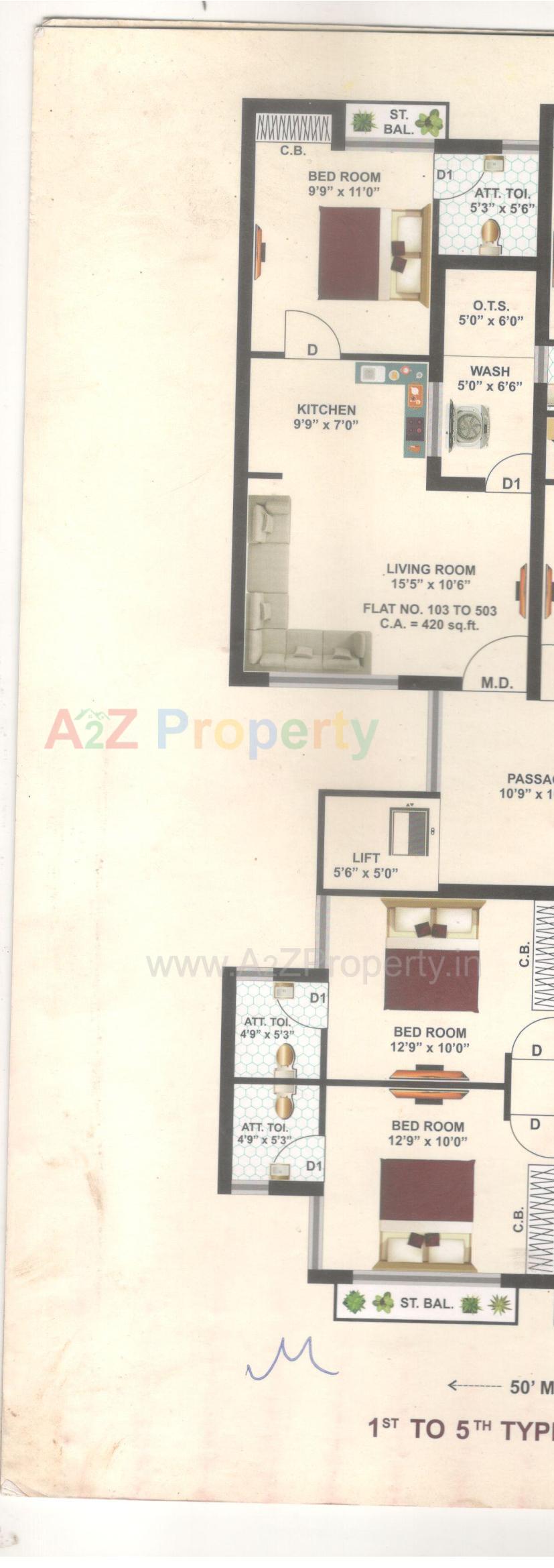 Layout of real estate project Sukhsagar Square located at Rajkot, Rajkot, Gujarat