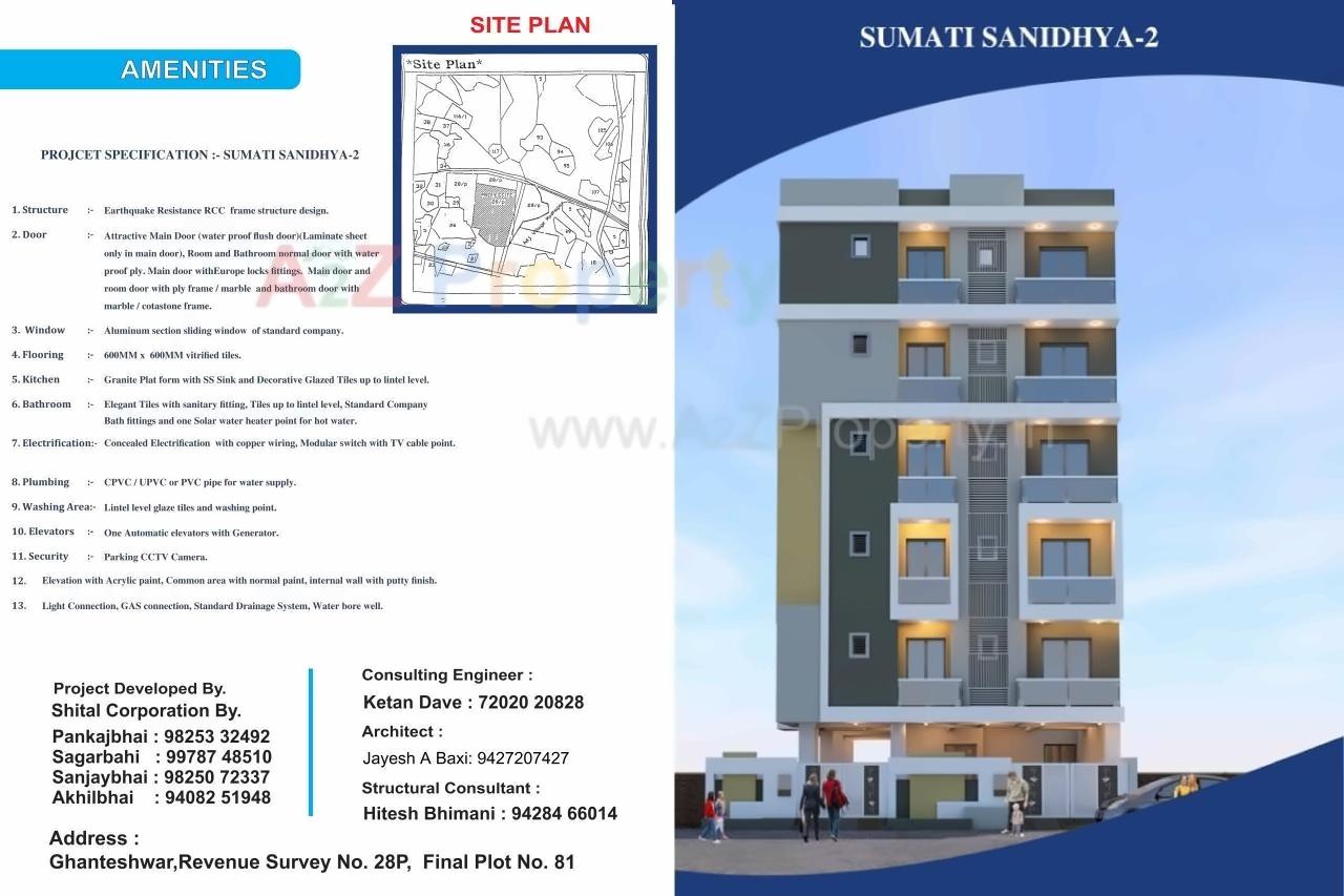  of real estate project Sumati Sanidhya located at Ghanteswar, Rajkot, Gujarat