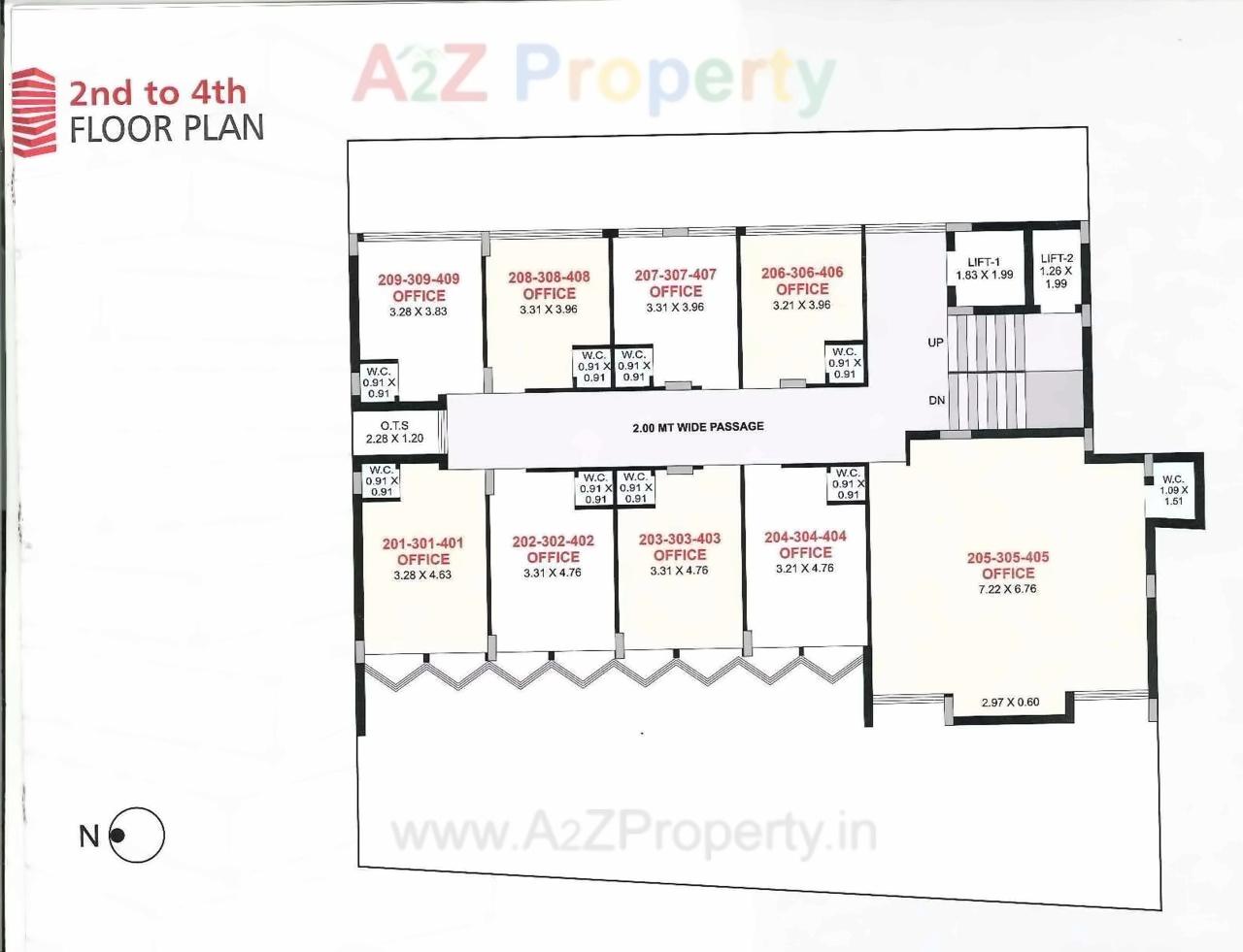Layout of real estate project Sun Arcade located at Rajkot, Rajkot, Gujarat