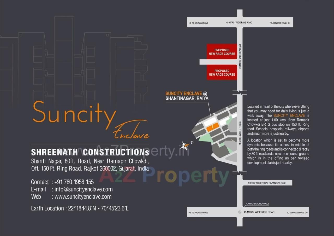  of real estate project Suncity Enclave located at Raiya, Rajkot, Gujarat