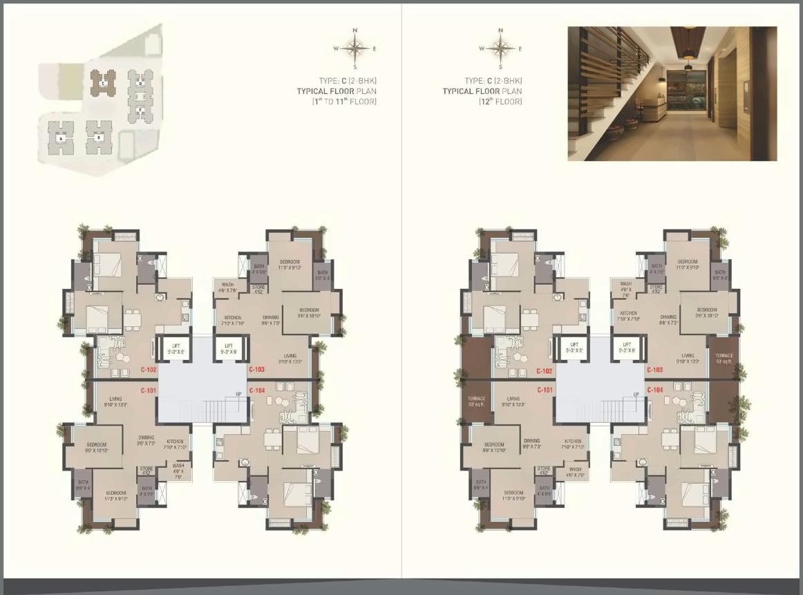 Layout of real estate project Suncity Heaven located at Raiya, Rajkot, Gujarat