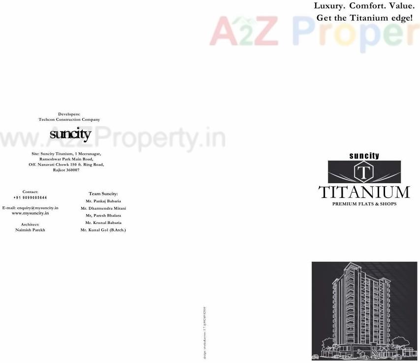  of real estate project Suncity Titanium located at Rajkot, Rajkot, Gujarat