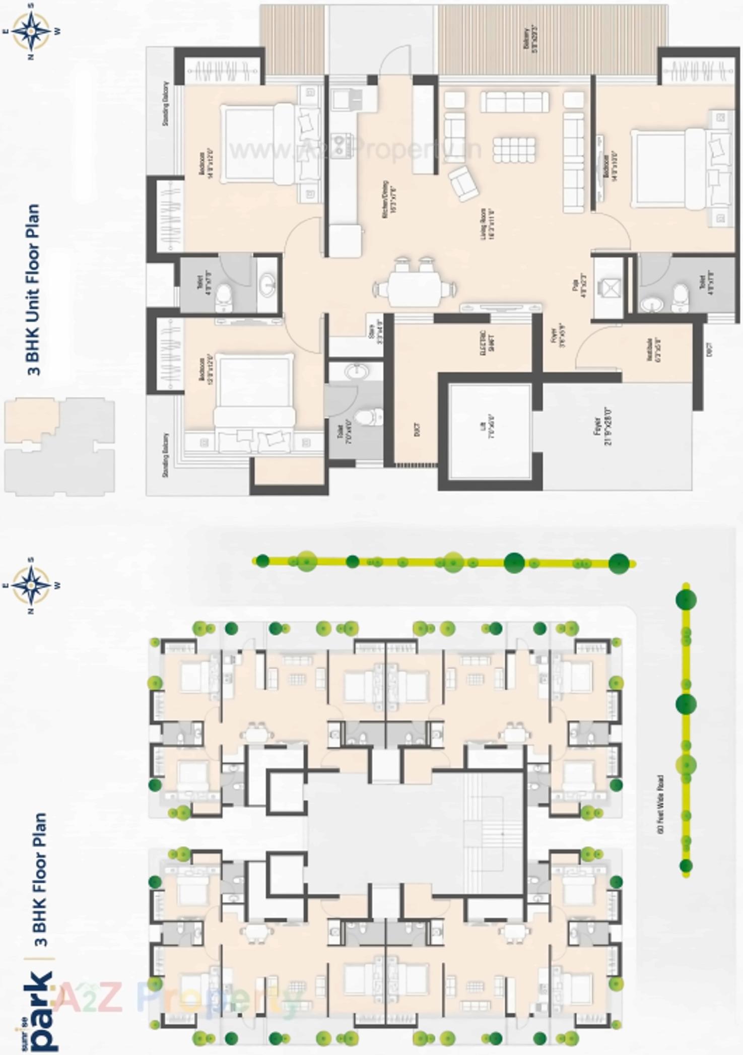 Layout of real estate project Sunrise Park located at Ghanteswar, Rajkot, Gujarat