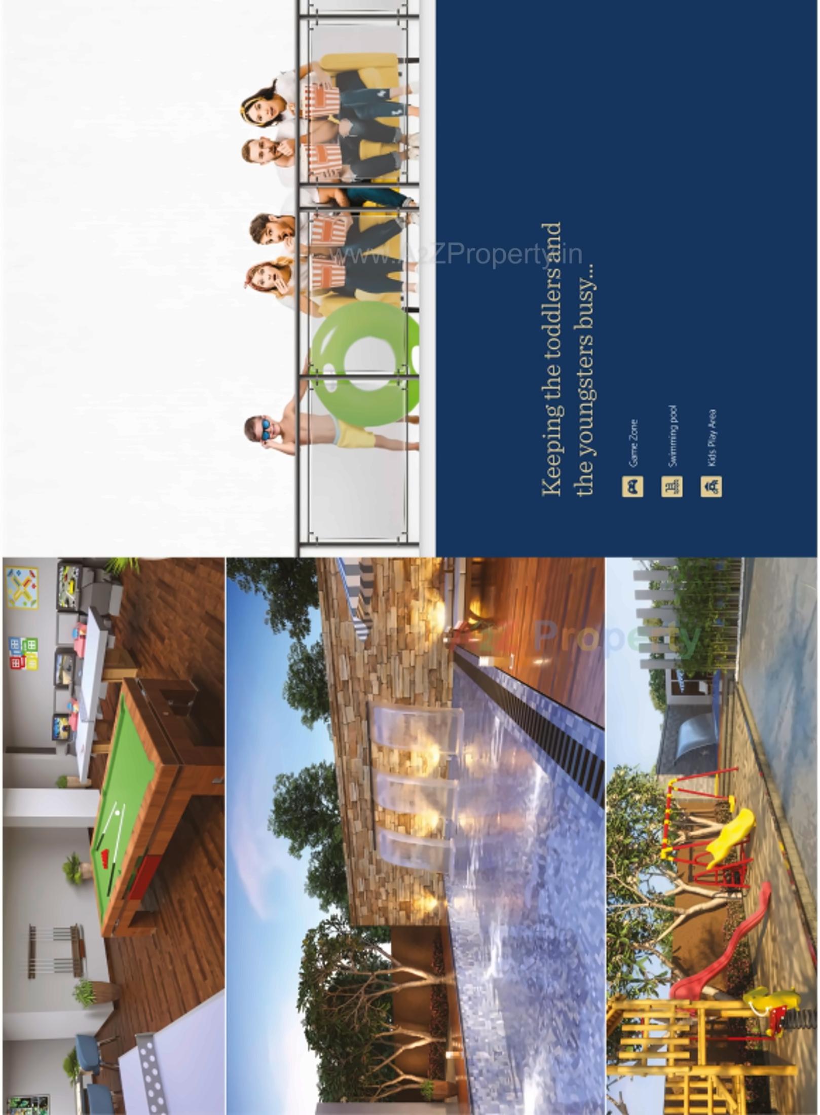 3D Elevation of real estate project Sunrise Park located at Ghanteswar, Rajkot, Gujarat