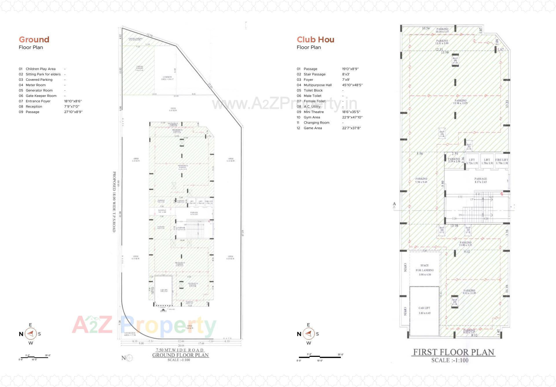 Layout of real estate project Sunrise Platinum located at Ghanteshwar, Rajkot, Gujarat