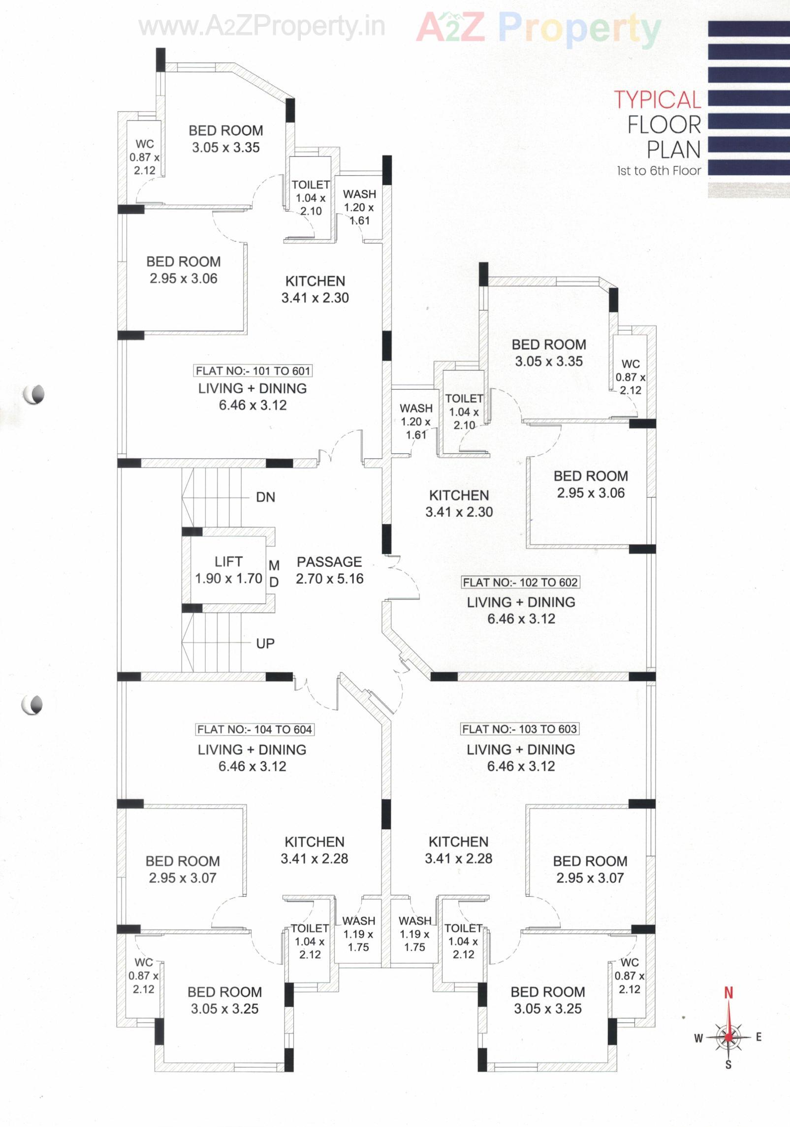Layout of real estate project Sunrise Real located at Ghanteshwar, Rajkot, Gujarat