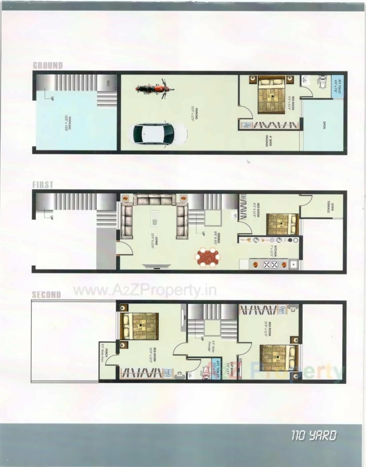 Layout of real estate project Sunrise Residency located at Rajkot, Rajkot, Gujarat