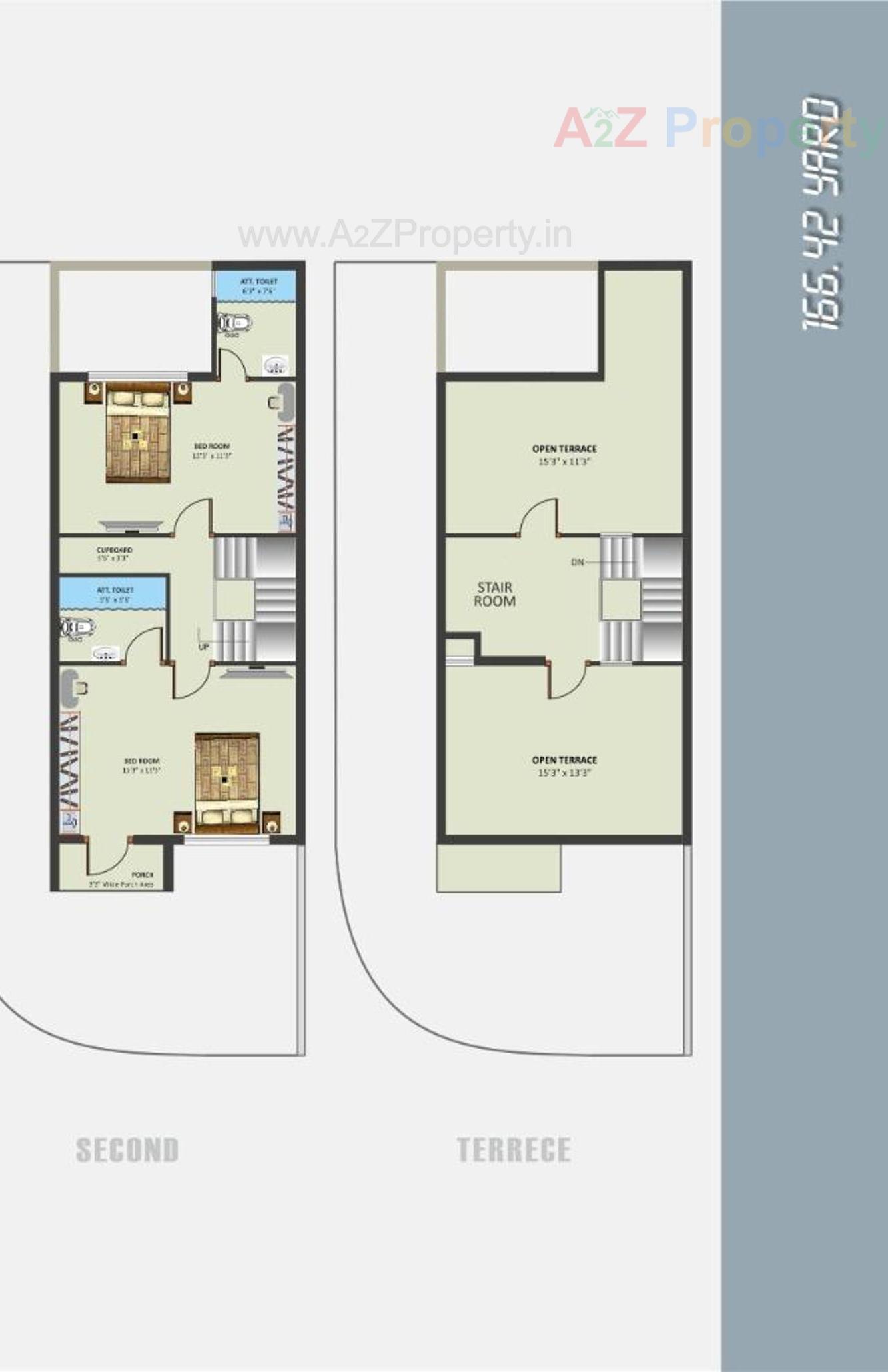 Layout of real estate project Sunrise Residency located at Rajkot, Rajkot, Gujarat