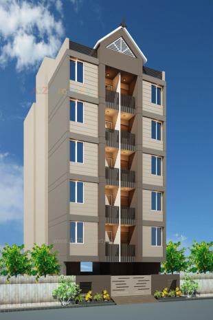 Elevation of real estate project Sunrise Villa located at Raiya, Rajkot, Gujarat