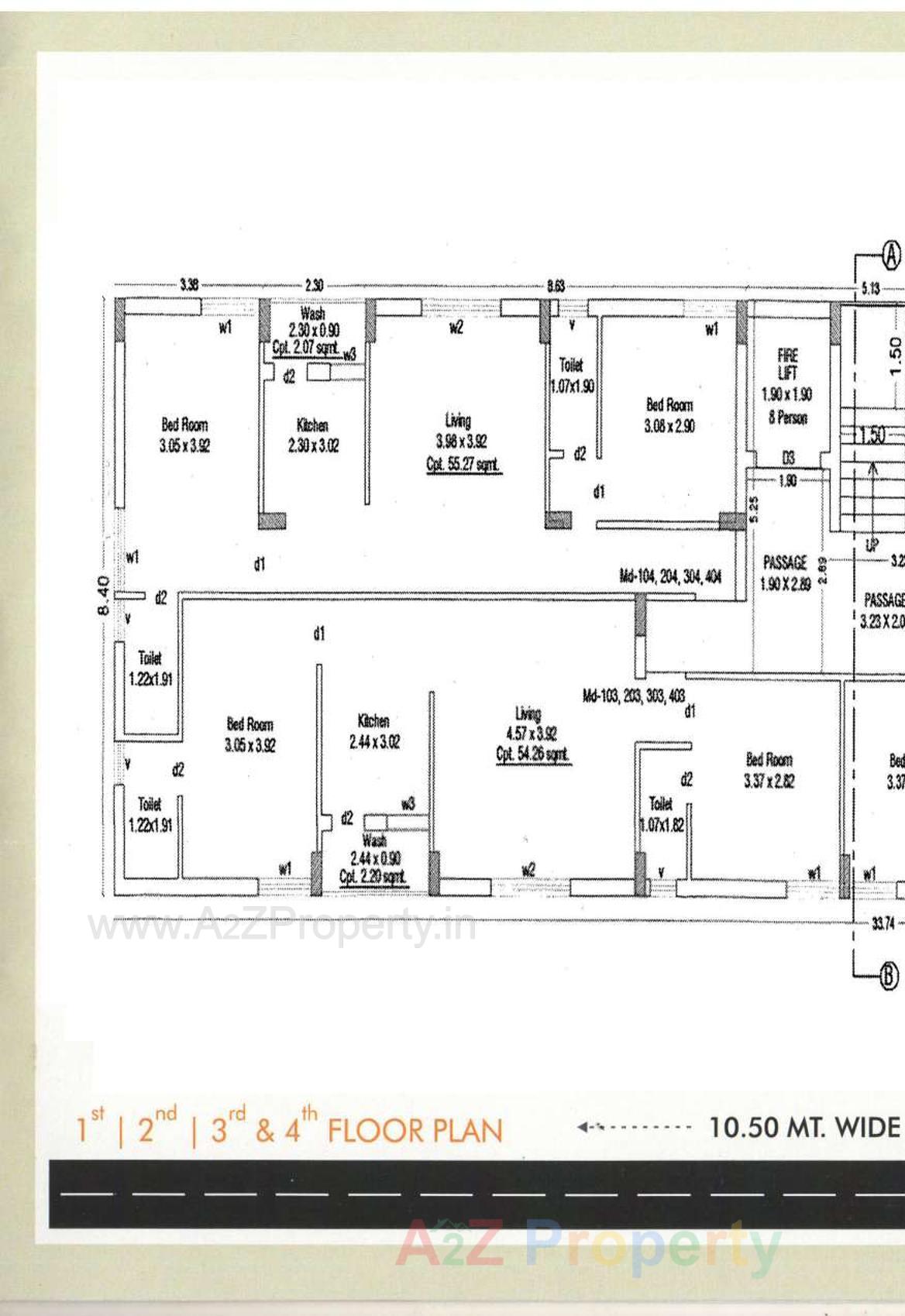 Layout of real estate project Sunrise located at Raiya, Rajkot, Gujarat