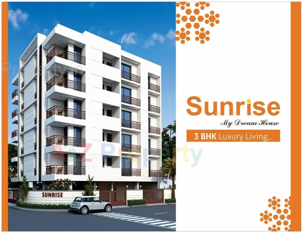 3D Elevation of real estate project Sunrise located at Mavdi, Rajkot, Gujarat