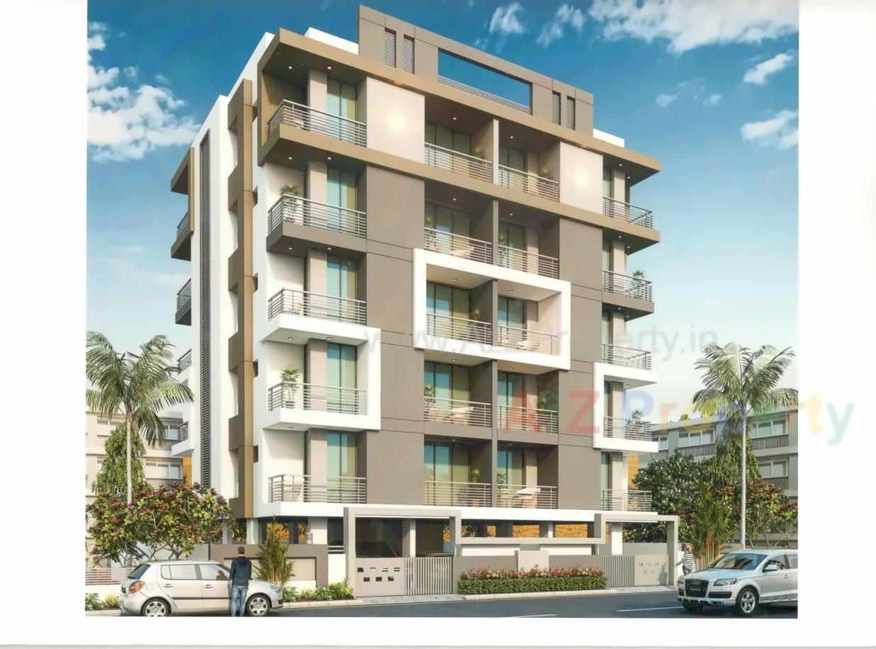 3D Elevation of real estate project Sunrise located at Raiya, Rajkot, Gujarat