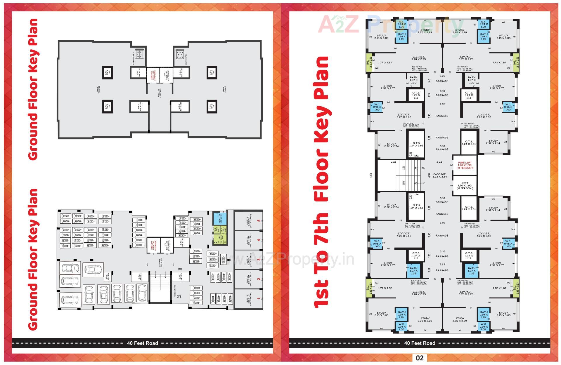 Layout of real estate project Sunstar Pride located at Rajkot, Rajkot, Gujarat