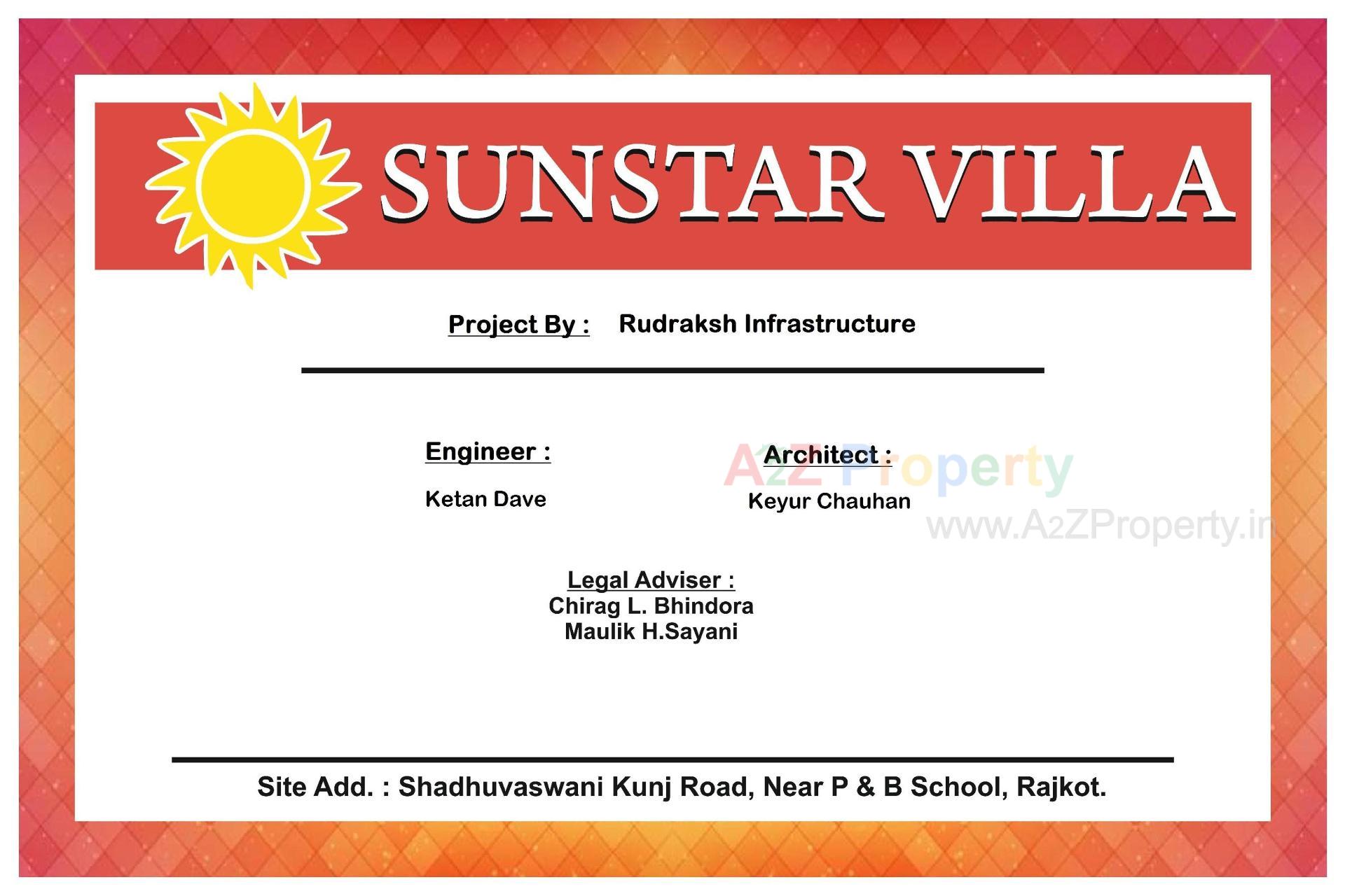  of real estate project Sunstar Villa located at Rajkot, Rajkot, Gujarat