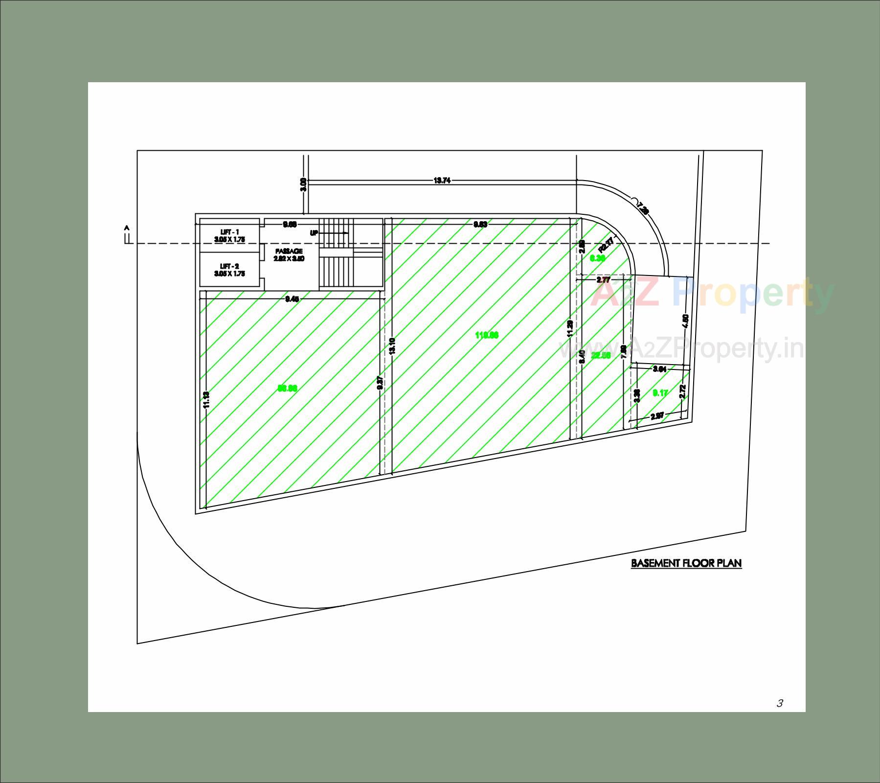 of real estate project Supremus located at Raiya, Rajkot, Gujarat