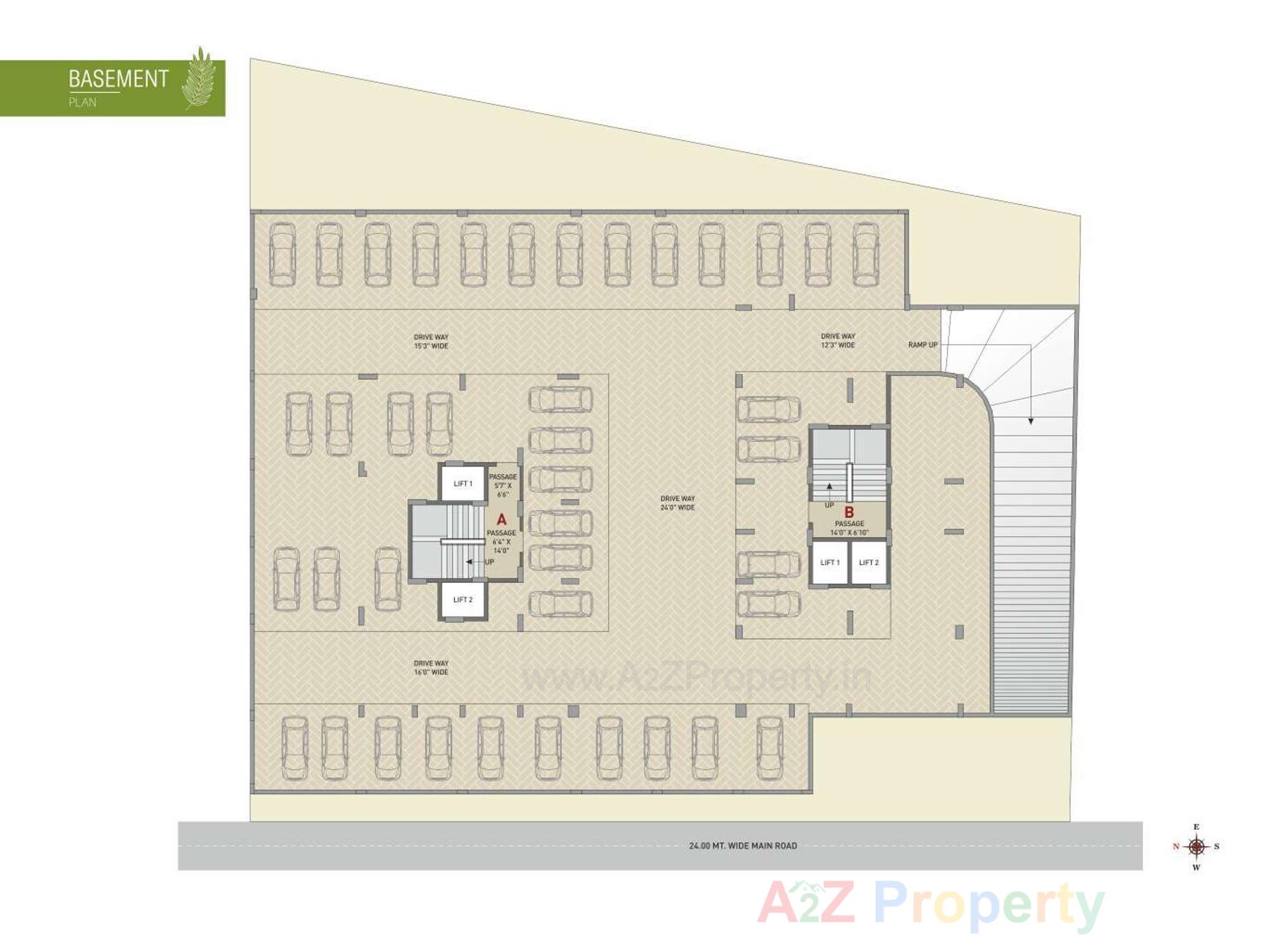 Layout of real estate project Surbhi Possible   O located at Vavdi, Rajkot, Gujarat