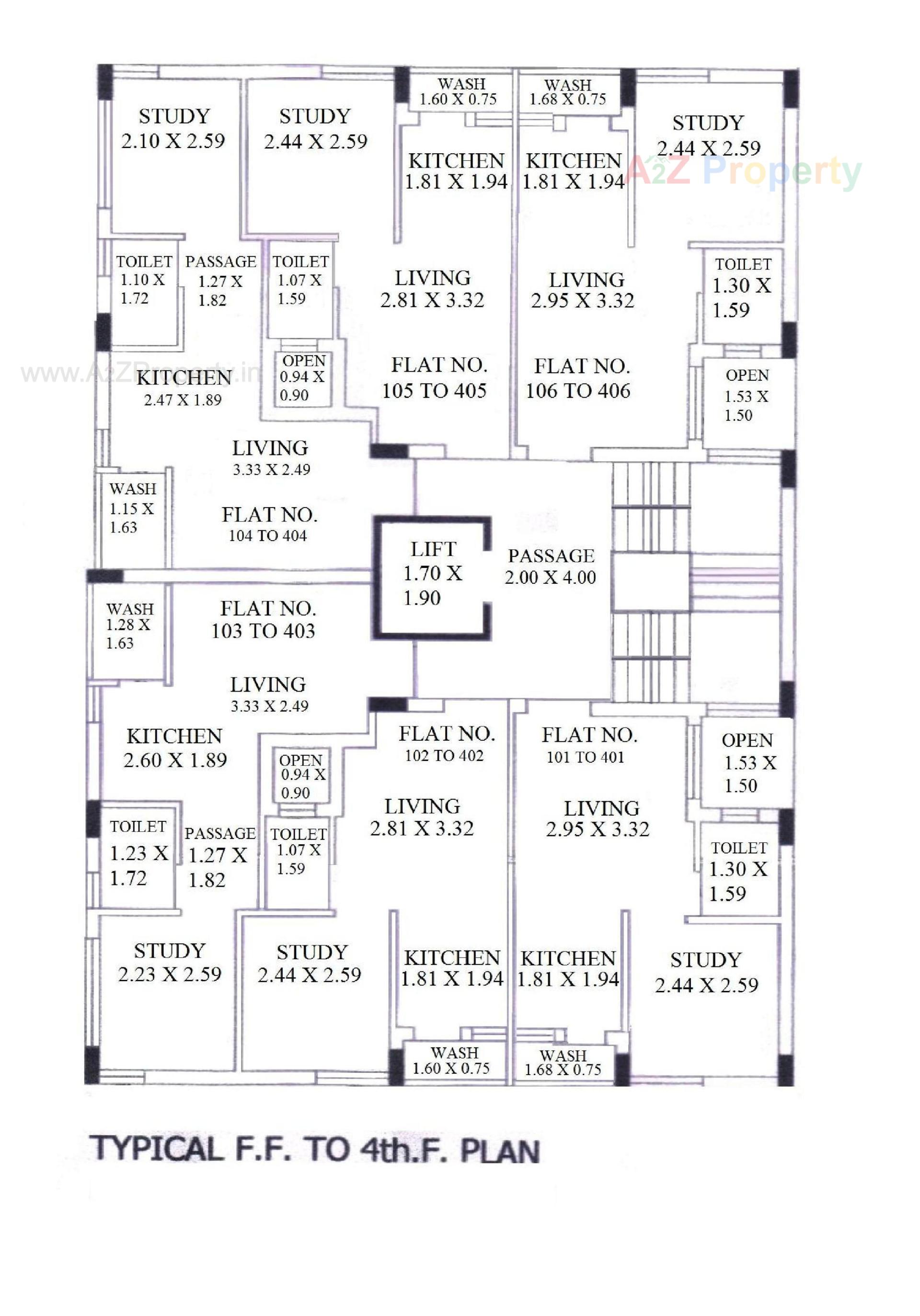 Layout of real estate project Suvarna Bhoomi Apartment located at Rajkot, Rajkot, Gujarat