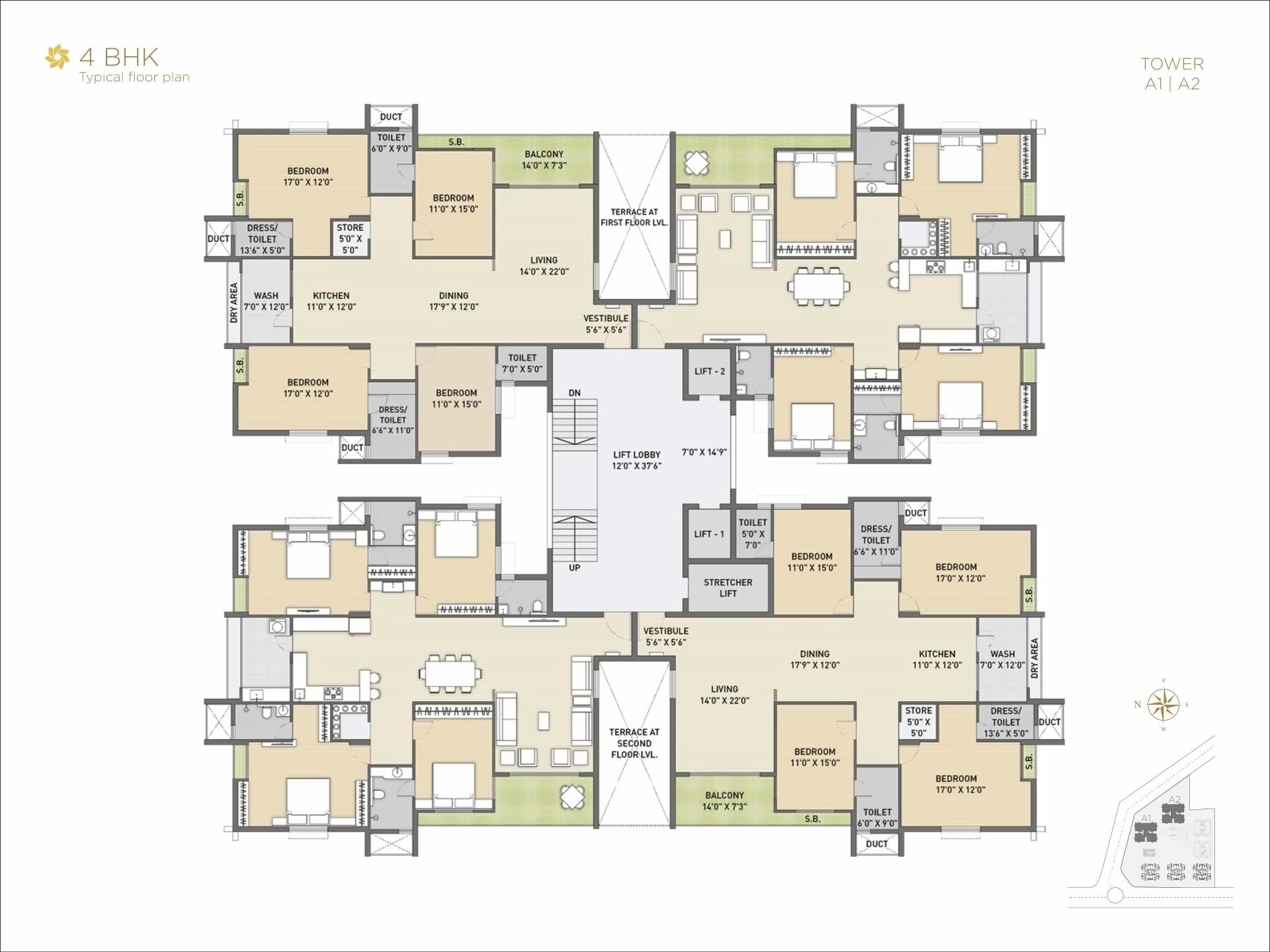 Layout of real estate project Suvarna Bhoomi located at Rajkot, Rajkot, Gujarat