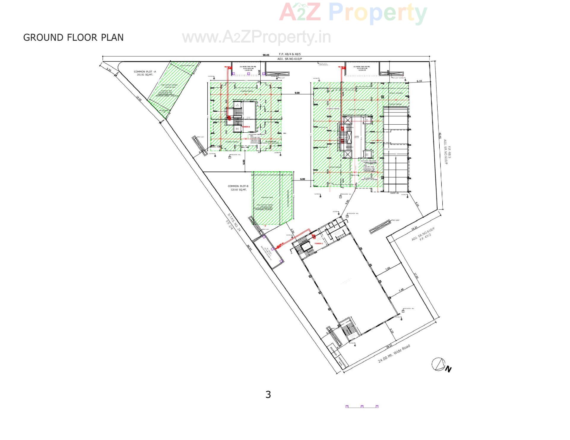 Layout of real estate project Swaminarayan Residency located at Rajkot, Rajkot, Gujarat