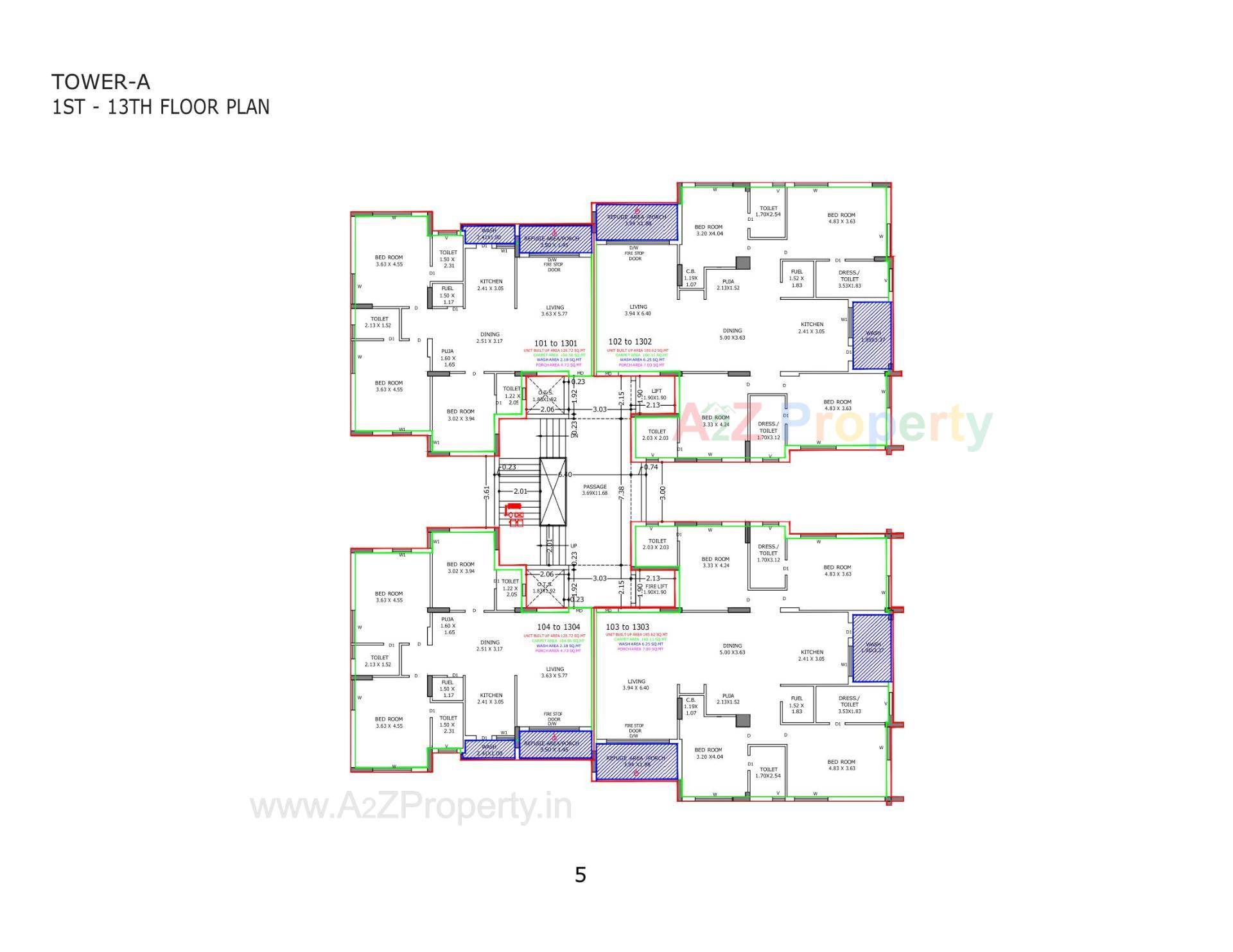 Layout of real estate project Swaminarayan Residency located at Rajkot, Rajkot, Gujarat