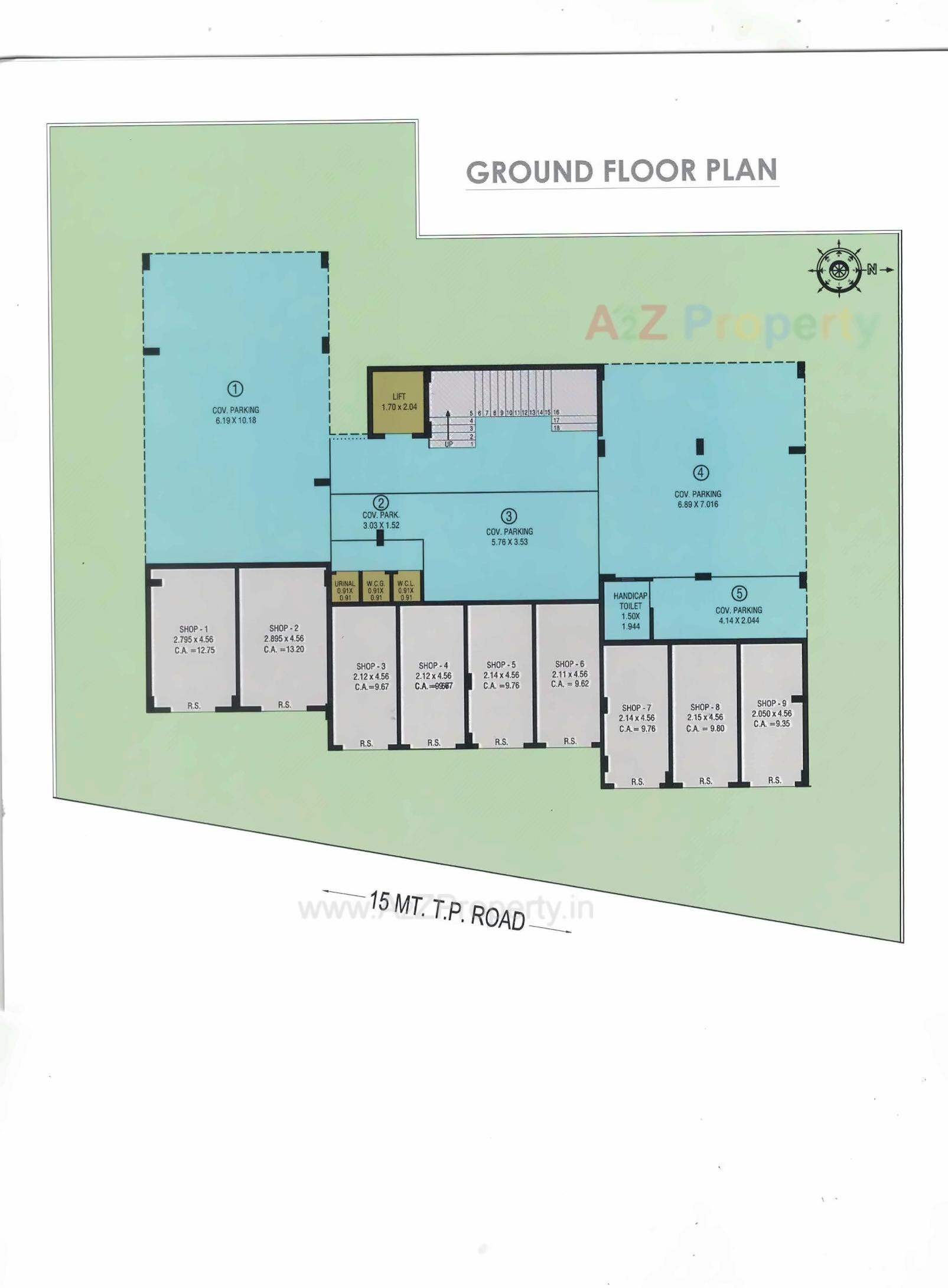 Layout of real estate project Swapnadeep Sopan located at Rajkot, Rajkot, Gujarat