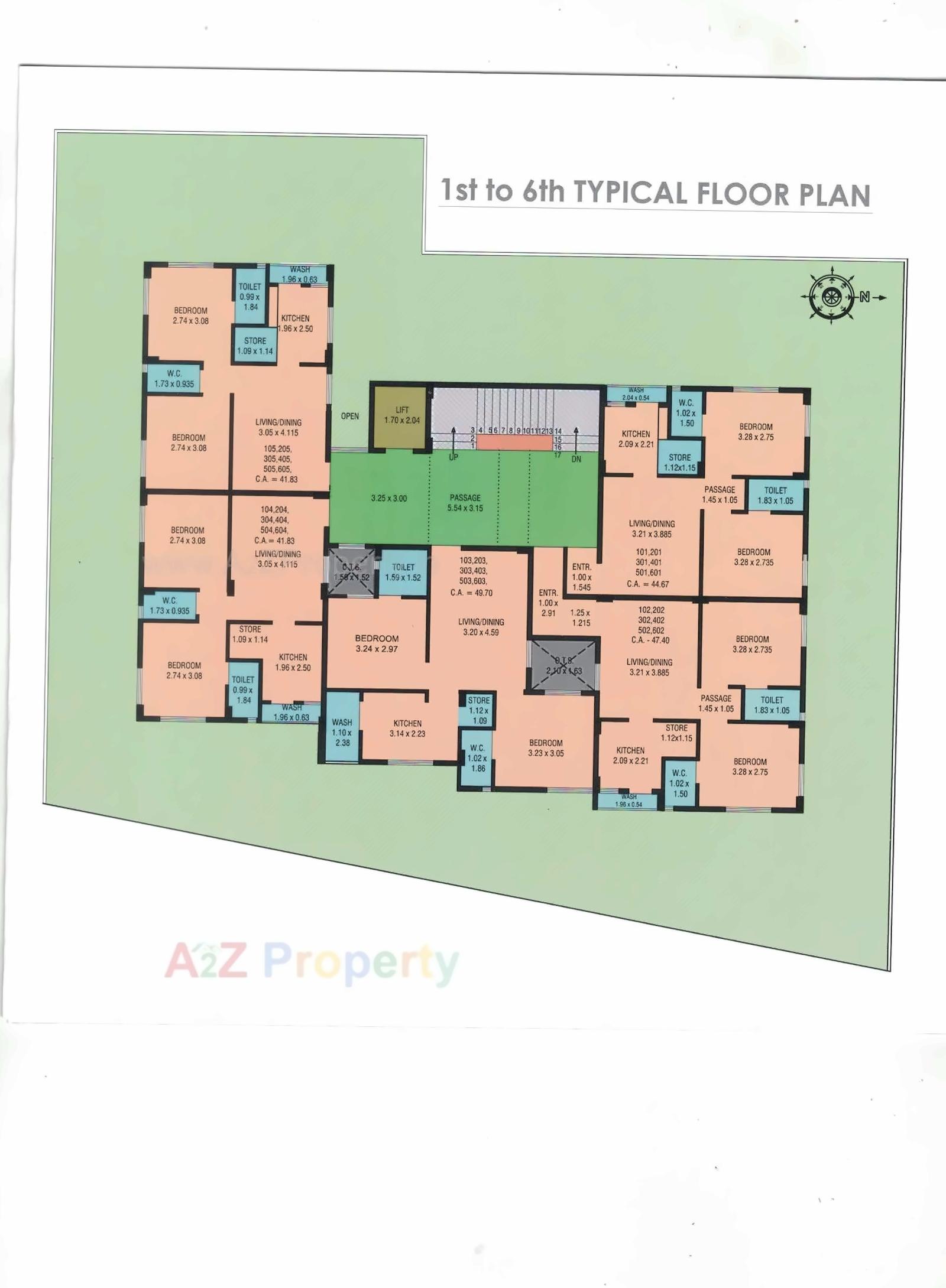 Layout of real estate project Swapnadeep Sopan located at Rajkot, Rajkot, Gujarat