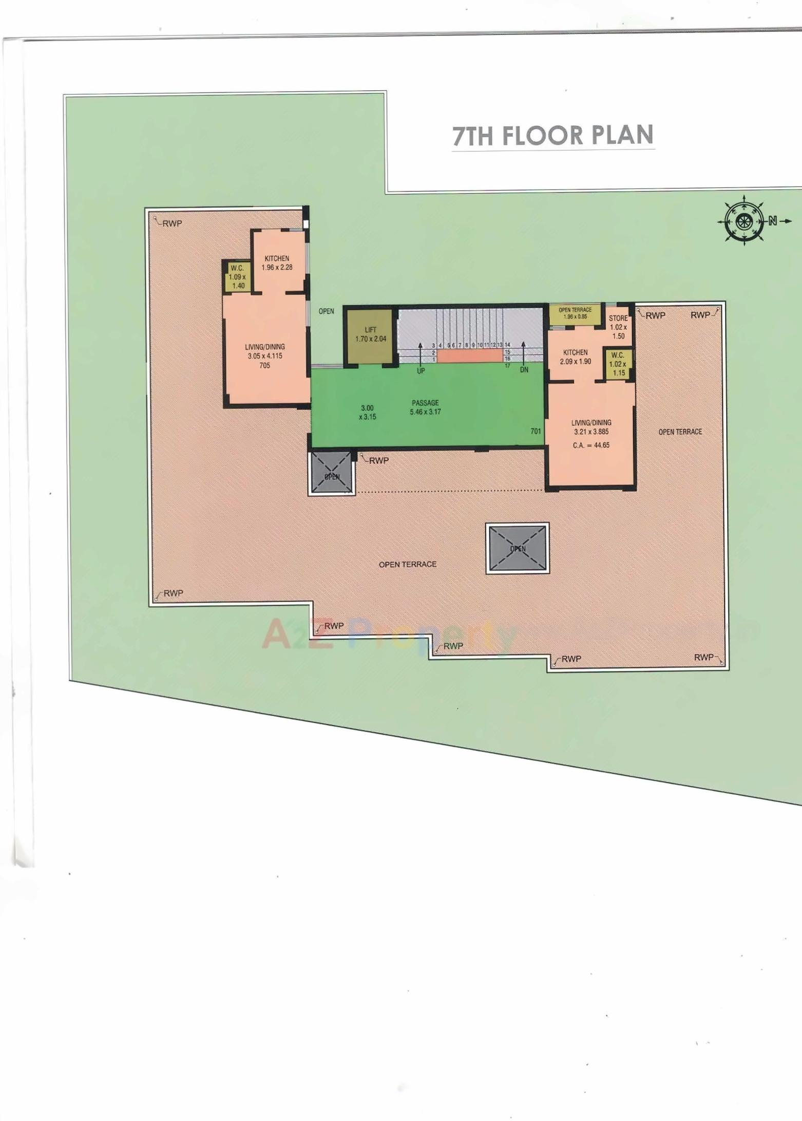 Layout of real estate project Swapnadeep Sopan located at Rajkot, Rajkot, Gujarat