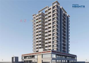 Elevation of real estate project Swastik Heights located at Mavdi, Rajkot, Gujarat