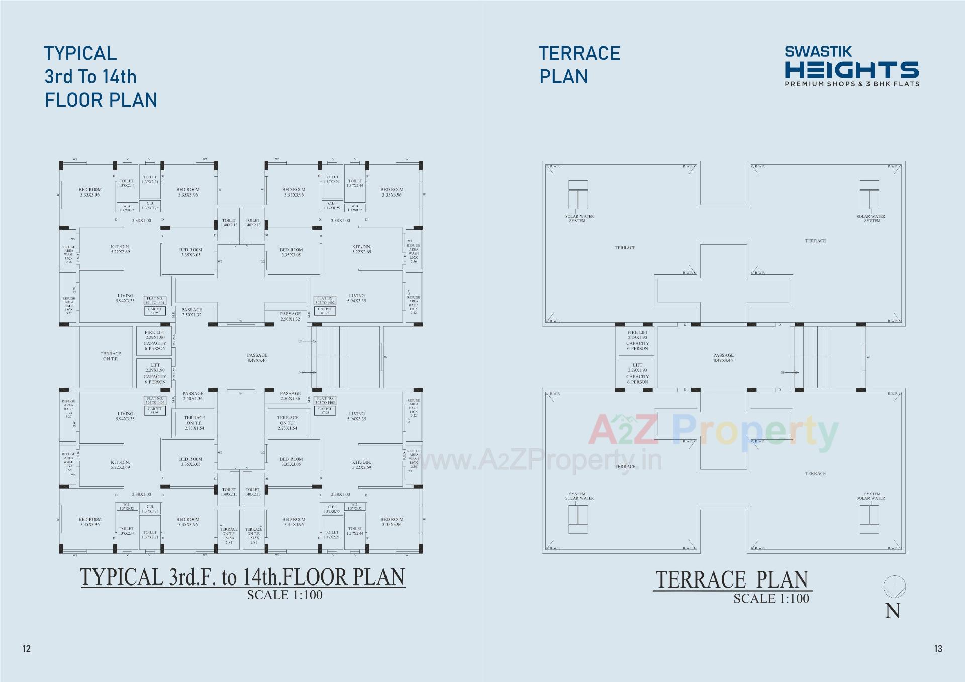  of real estate project Swastik Heights located at Mavdi, Rajkot, Gujarat