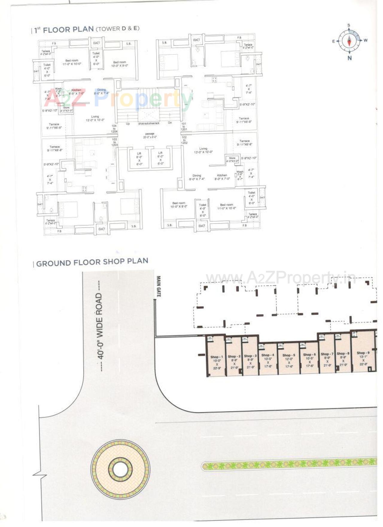Layout of real estate project Swastik Highlands located at Raiya, Rajkot, Gujarat