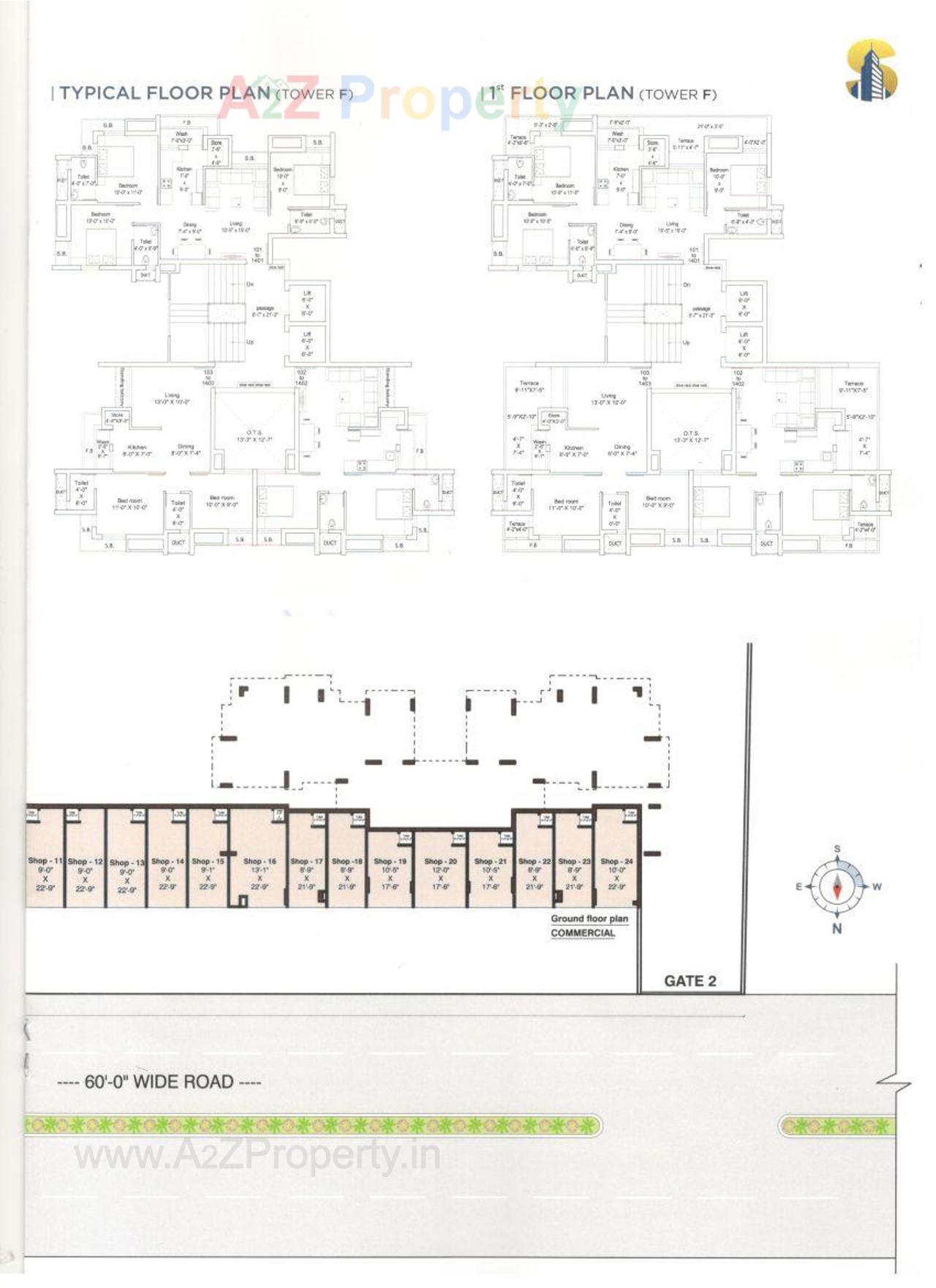 Layout of real estate project Swastik Highlands located at Raiya, Rajkot, Gujarat