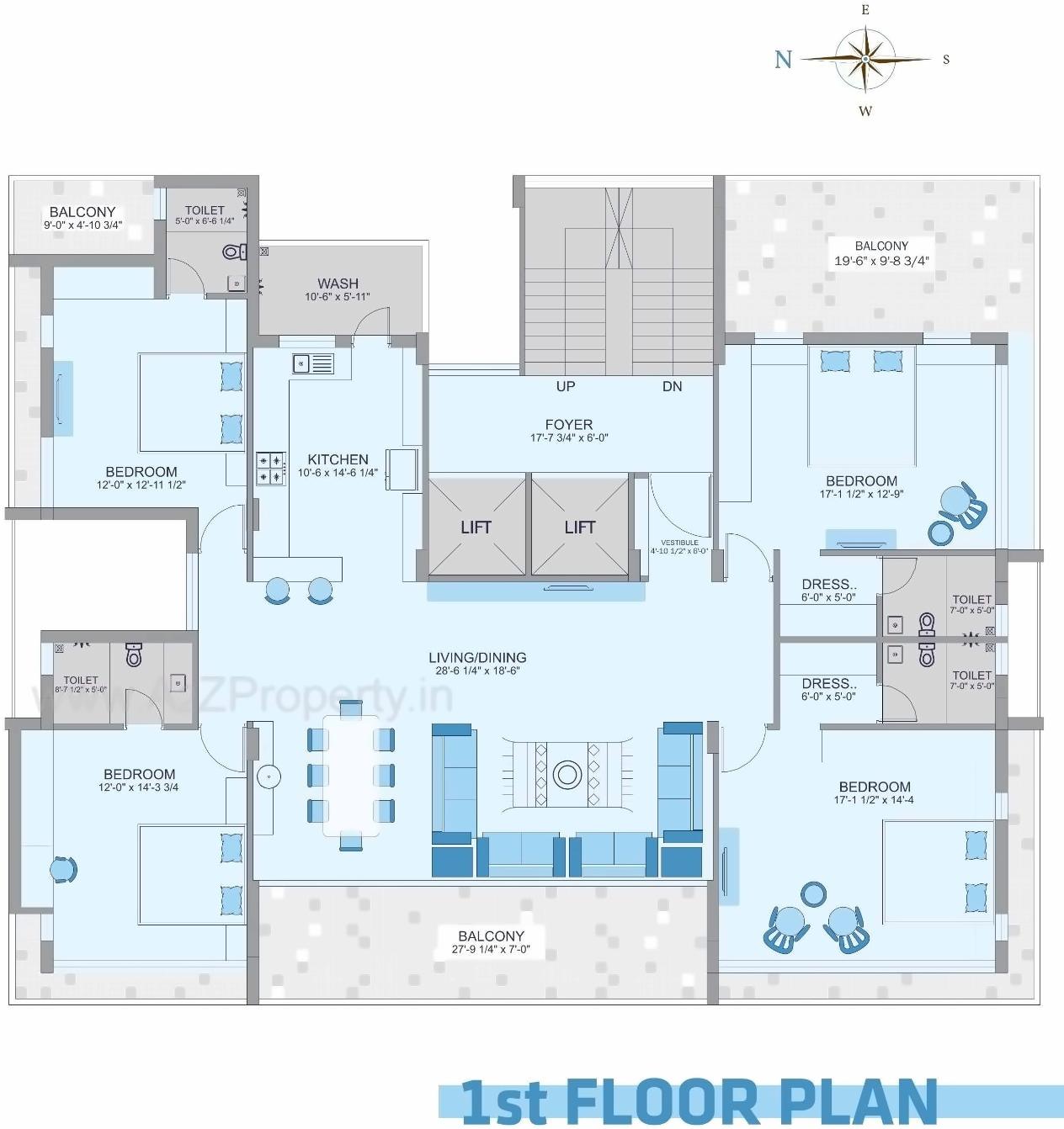 Layout of real estate project Swastik Prime located at Nanamava, Rajkot, Gujarat