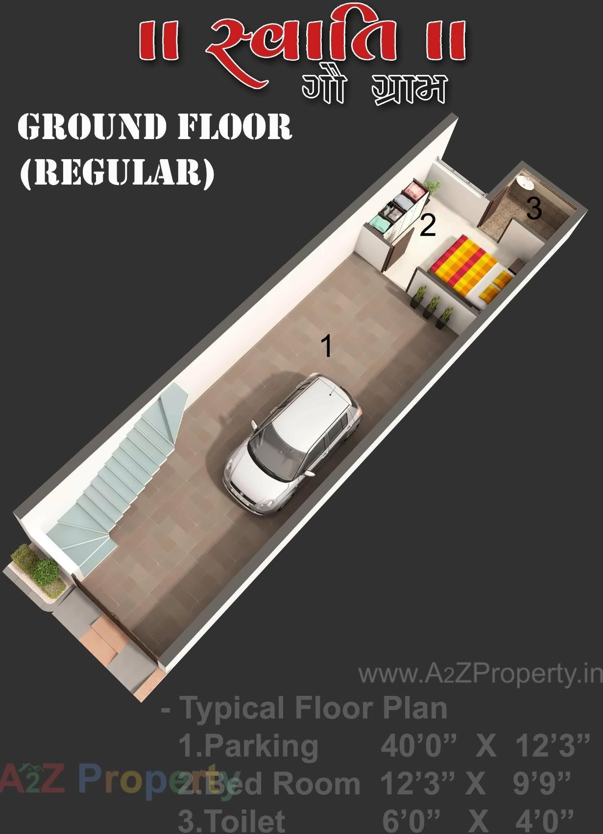  of real estate project Swati Bungalows located at Kotharia, Rajkot, Gujarat