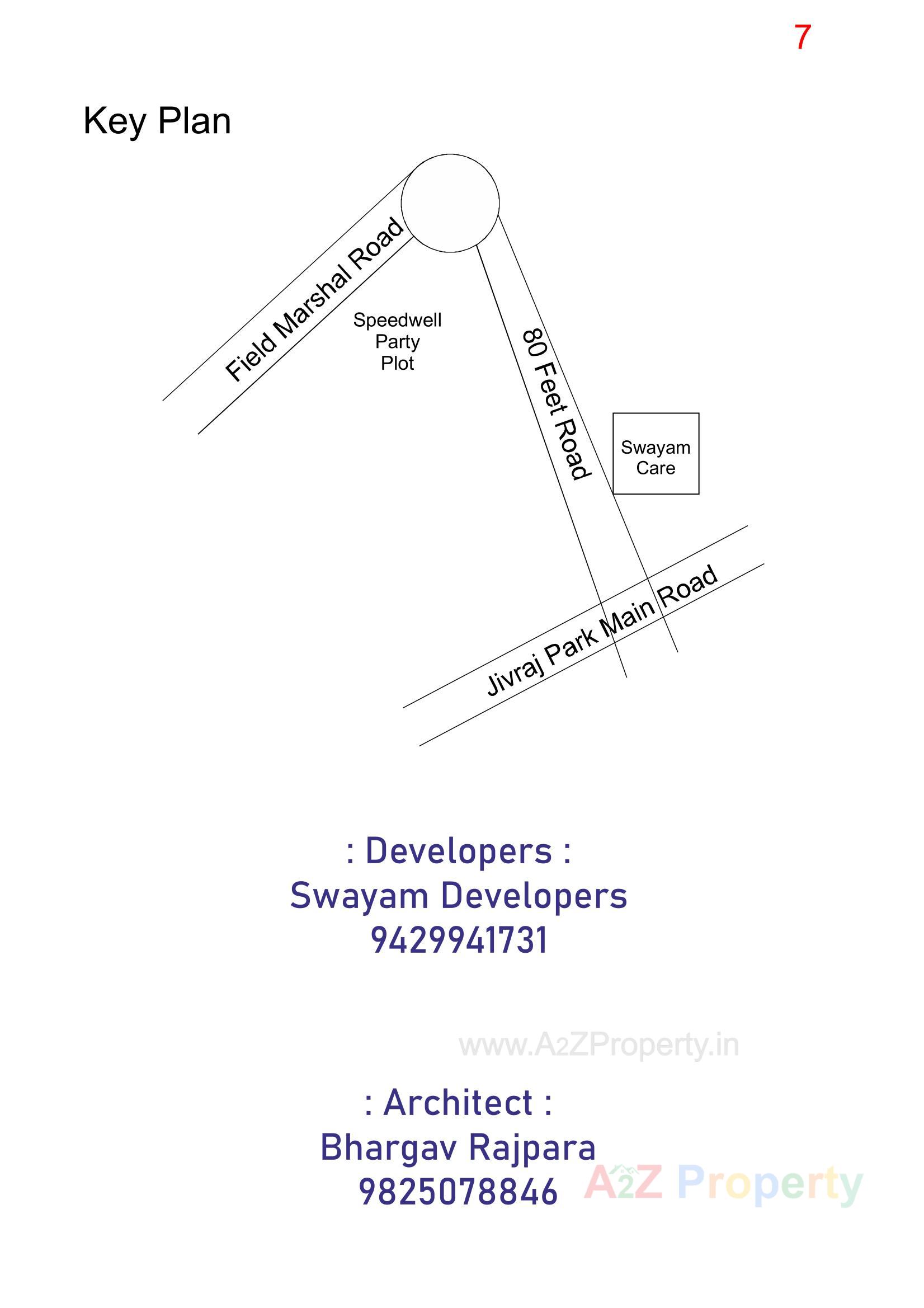  of real estate project Swayam Care located at Mavdi, Rajkot, Gujarat