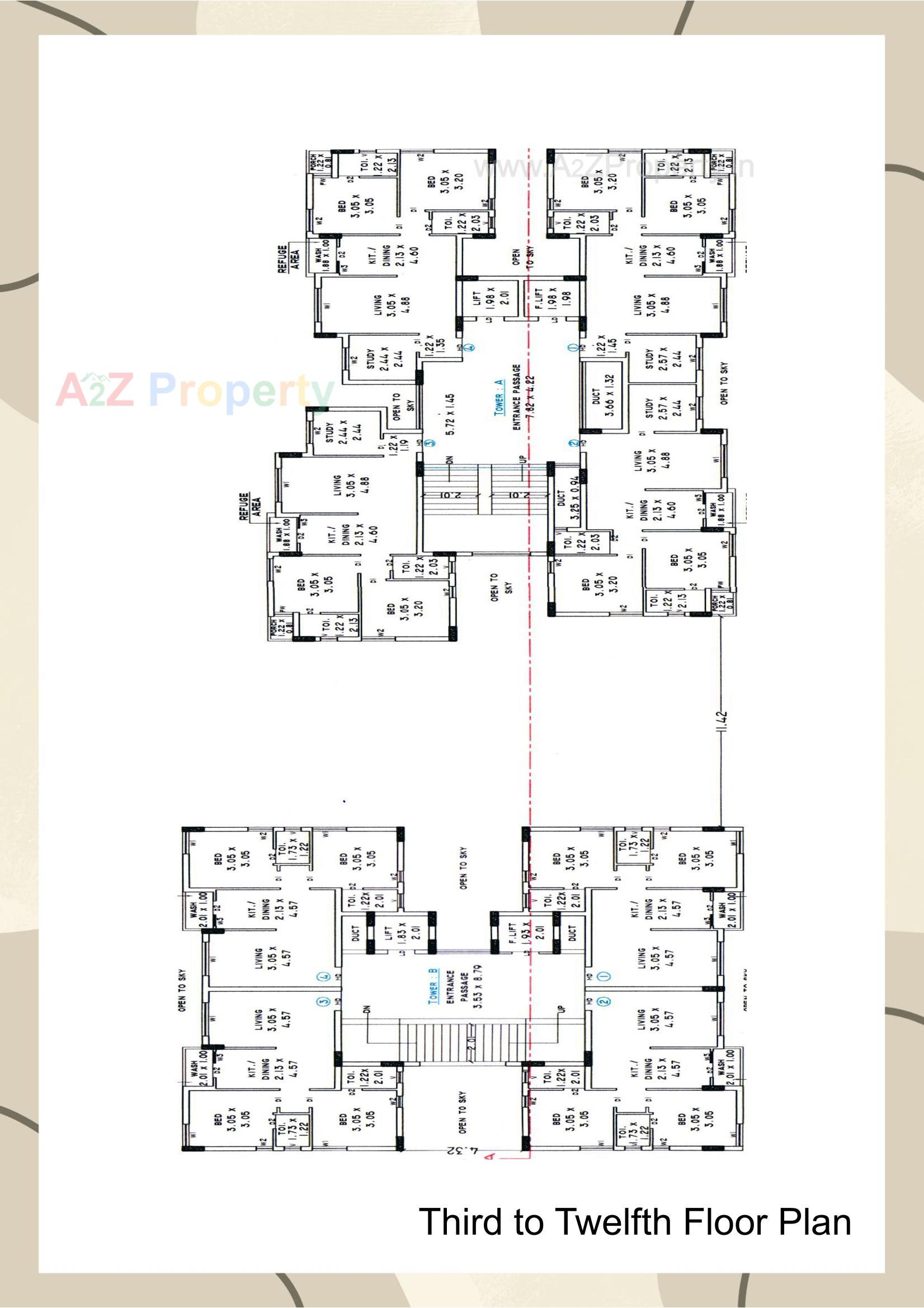 Layout of real estate project Swayam City located at Vavdi, Rajkot, Gujarat
