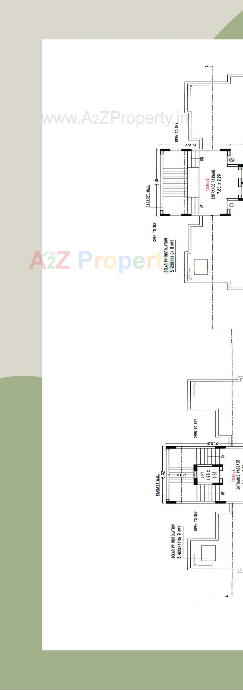 Layout of real estate project Swayam West located at Raiya, Rajkot, Gujarat